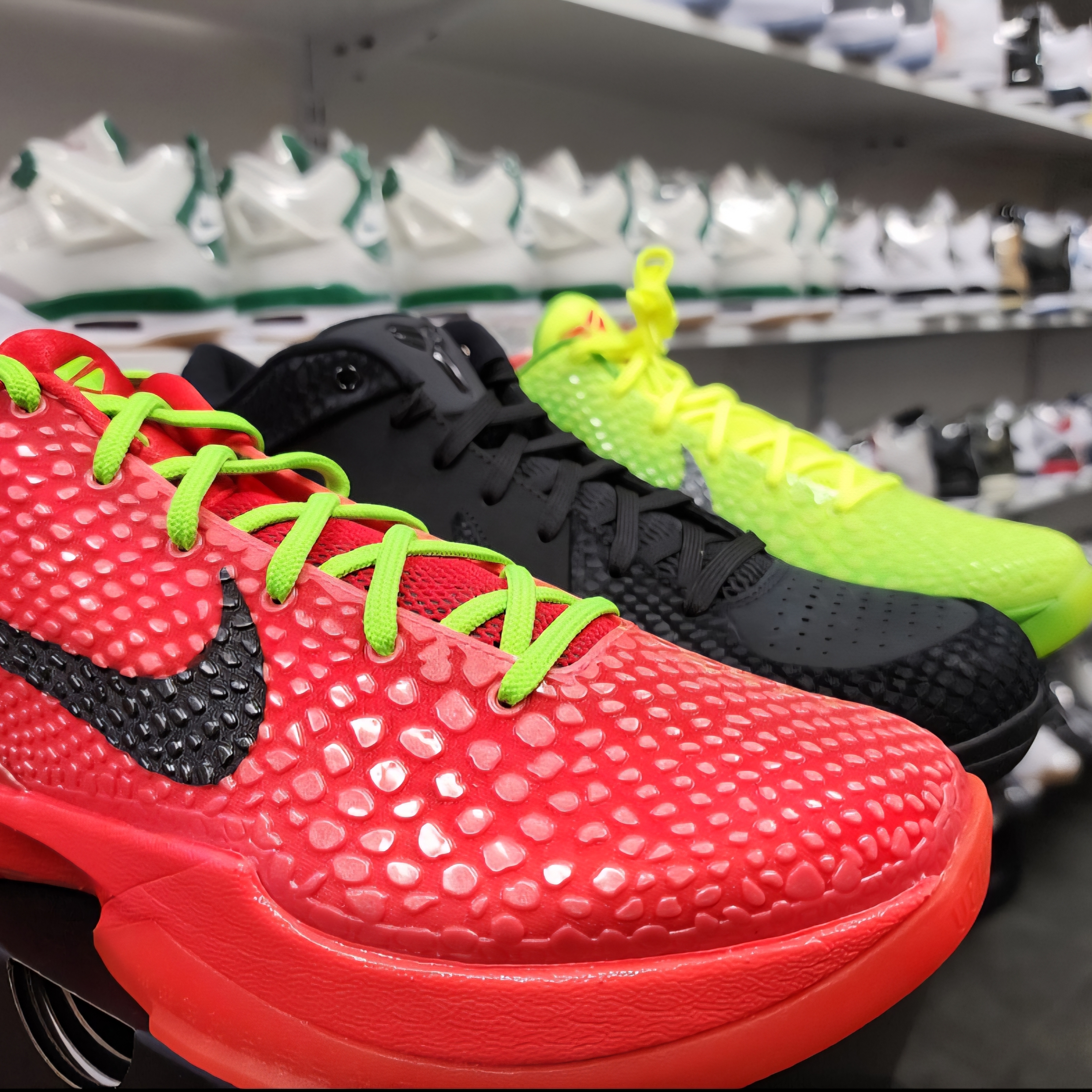 Nike Kobe 6 Protro Reverse, Nike Kobe 6 Protro Green Apple 착용 스타일
