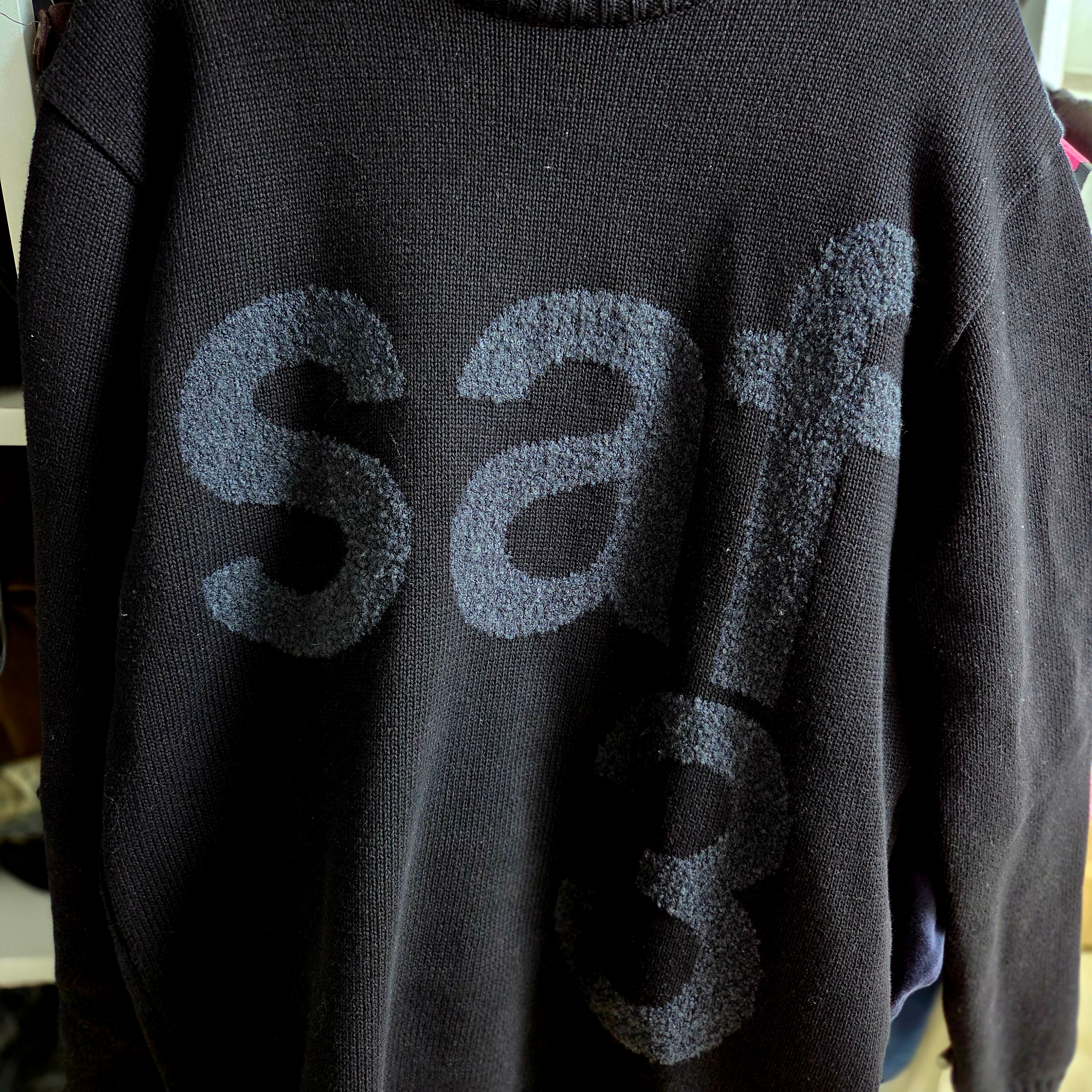 [KREAM 단독] Safarispot Basic Safari Knit Black 착용 스타일