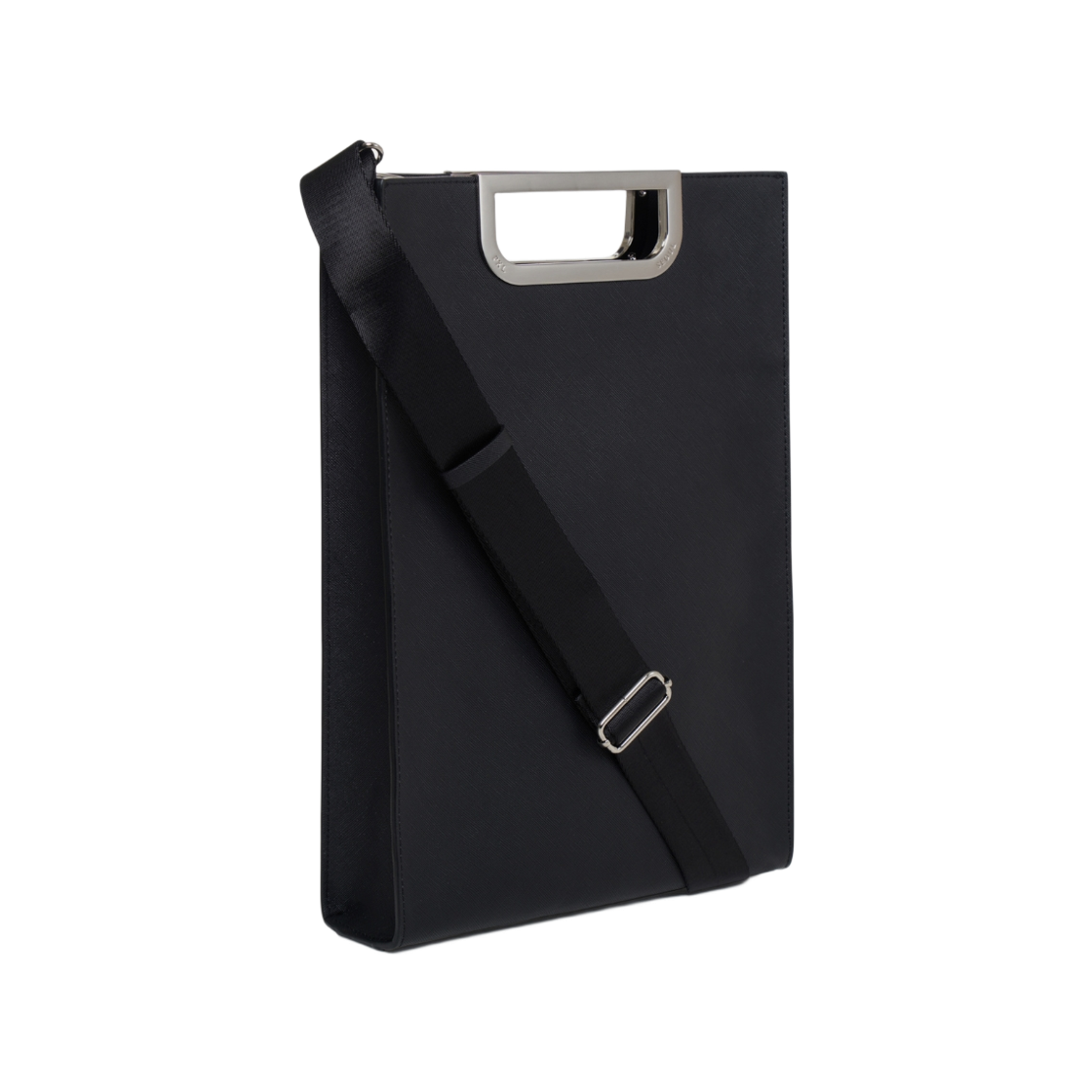 프록시엘 메탈그립 슬림 브리프케이스 블랙/실버(PROXY.L Metalgrip Slim Briefcase Black/Silver)