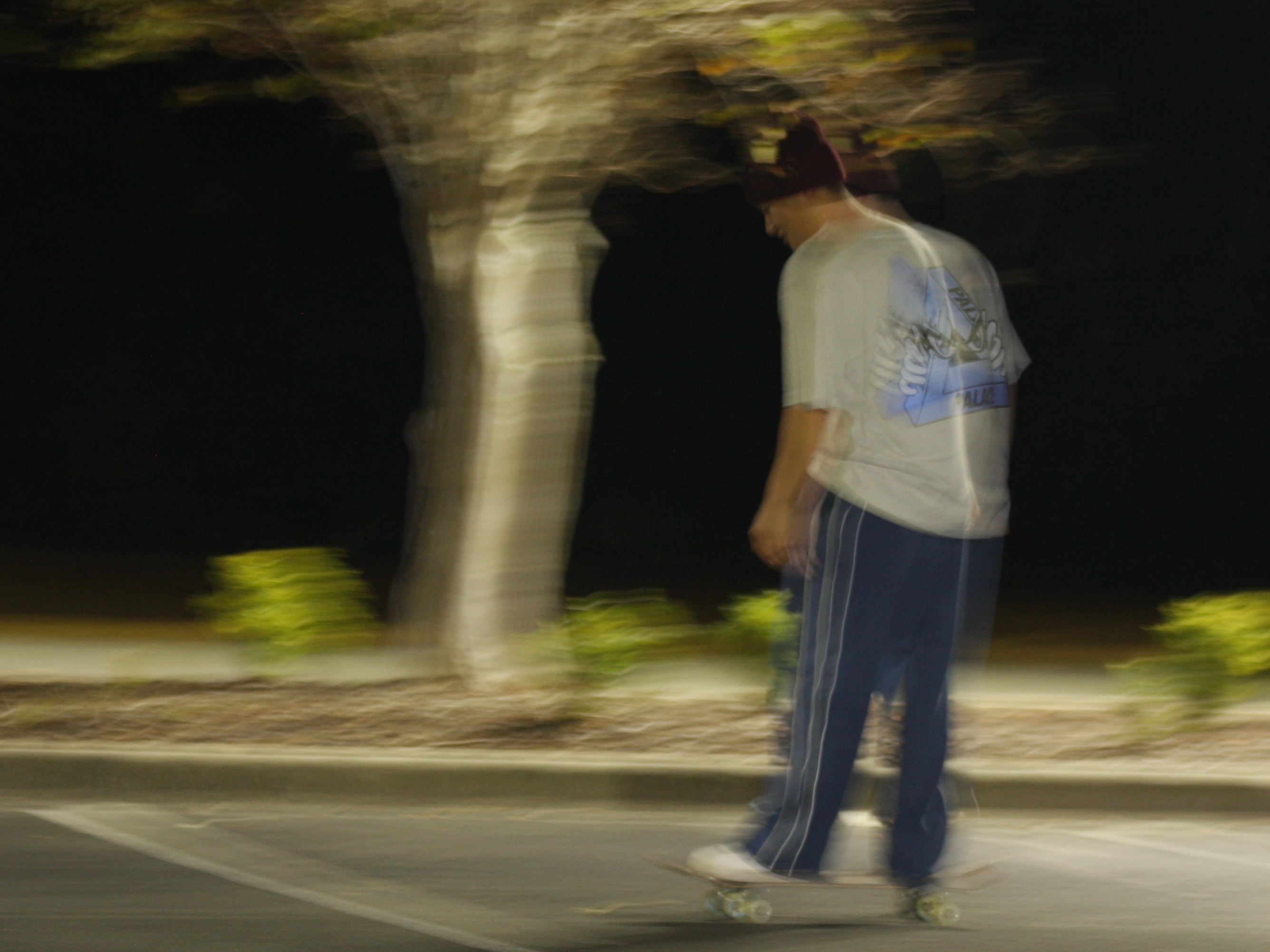 Palace Tri-Peek T-Shirt Grey Marl - 25FW, Palace x Gap Board White 8.25 - 24SS 착용 스타일 - 2