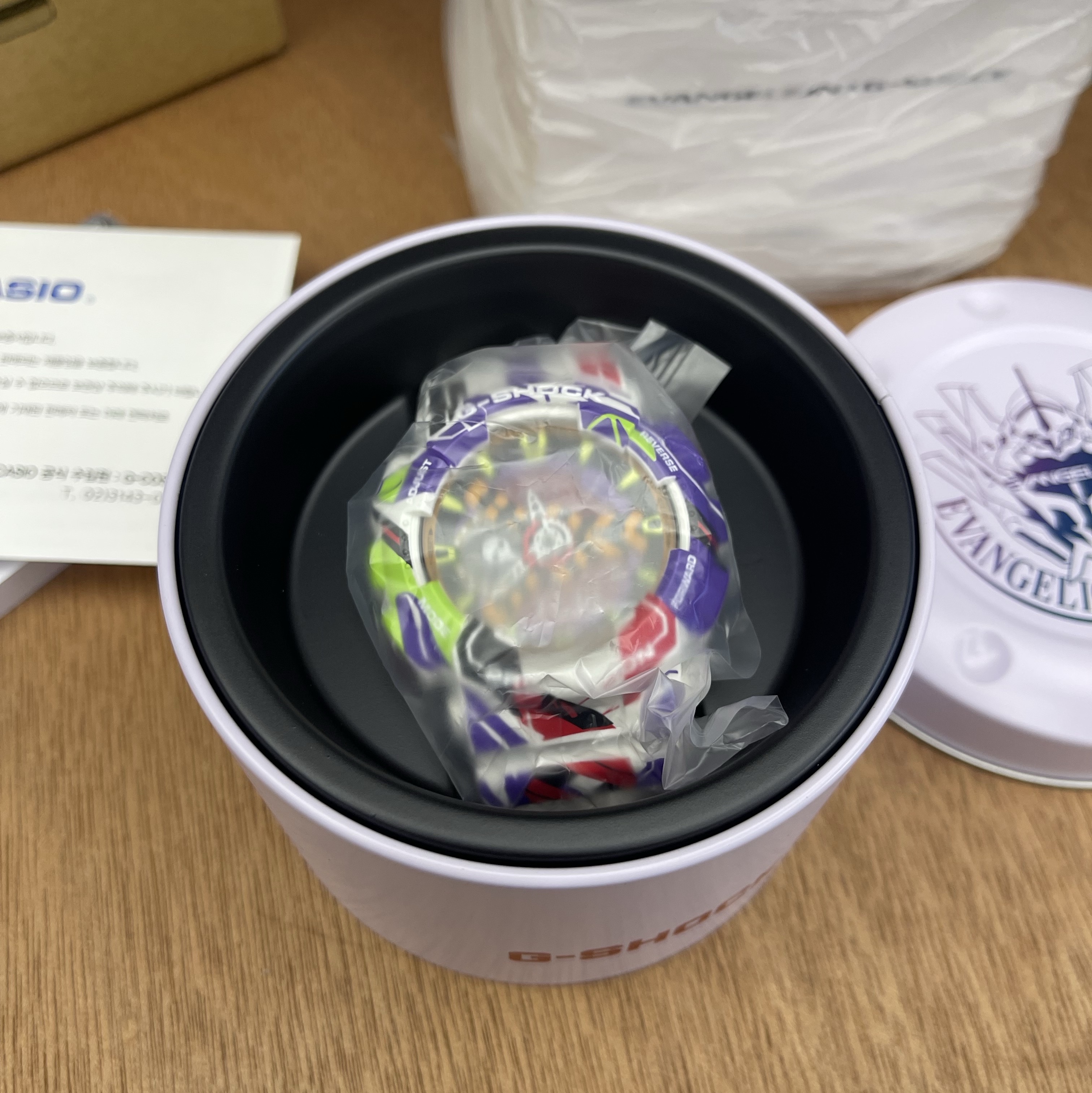 Casio G-Shock x Evangelion GA-110EVA30-7A 착용 스타일 - 1