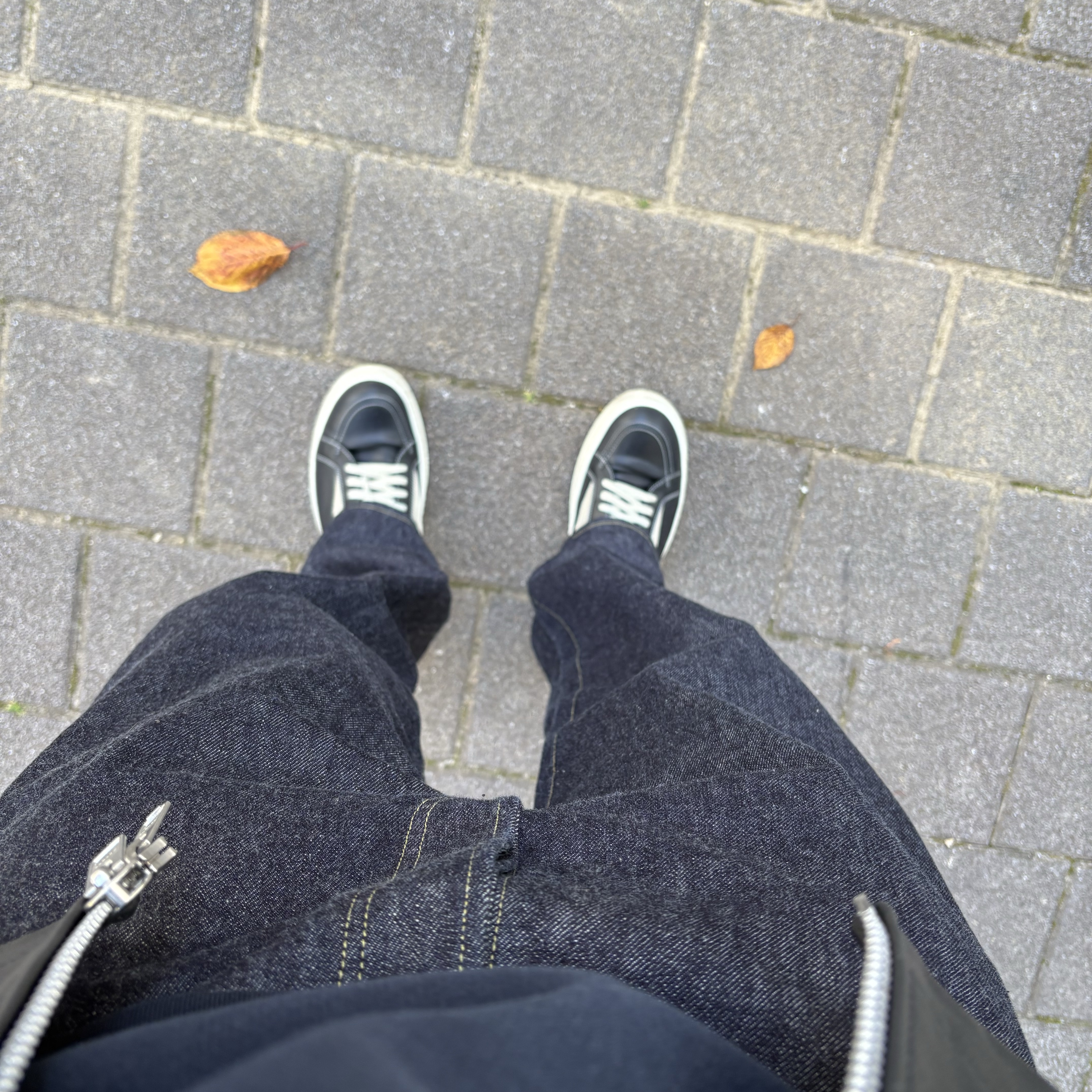 A.Presse Washed Denim Wide Pants One Wash - 24FW 착용 스타일