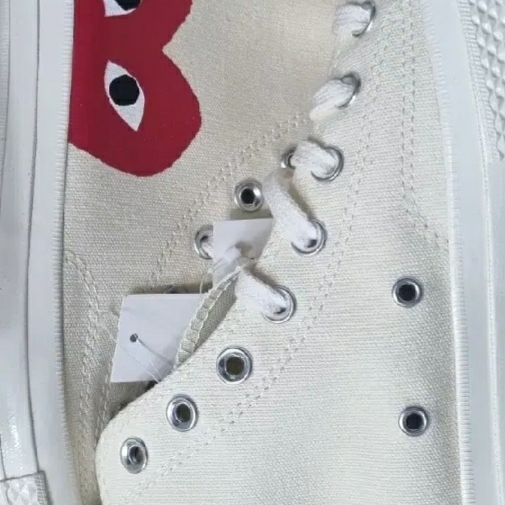 Converse x Play Comme des Garcons Chuck 70 Hi White 착용 스타일