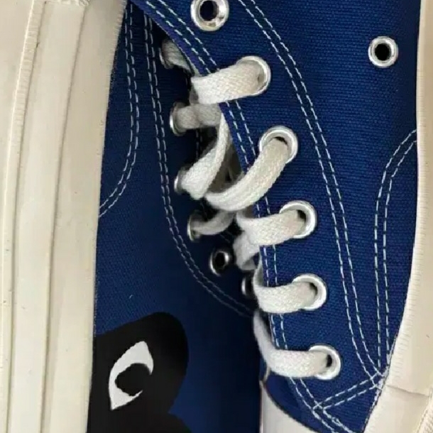 Converse x Play Comme des Garcons Chuck 70 Hi Blue Quartz 착용 스타일