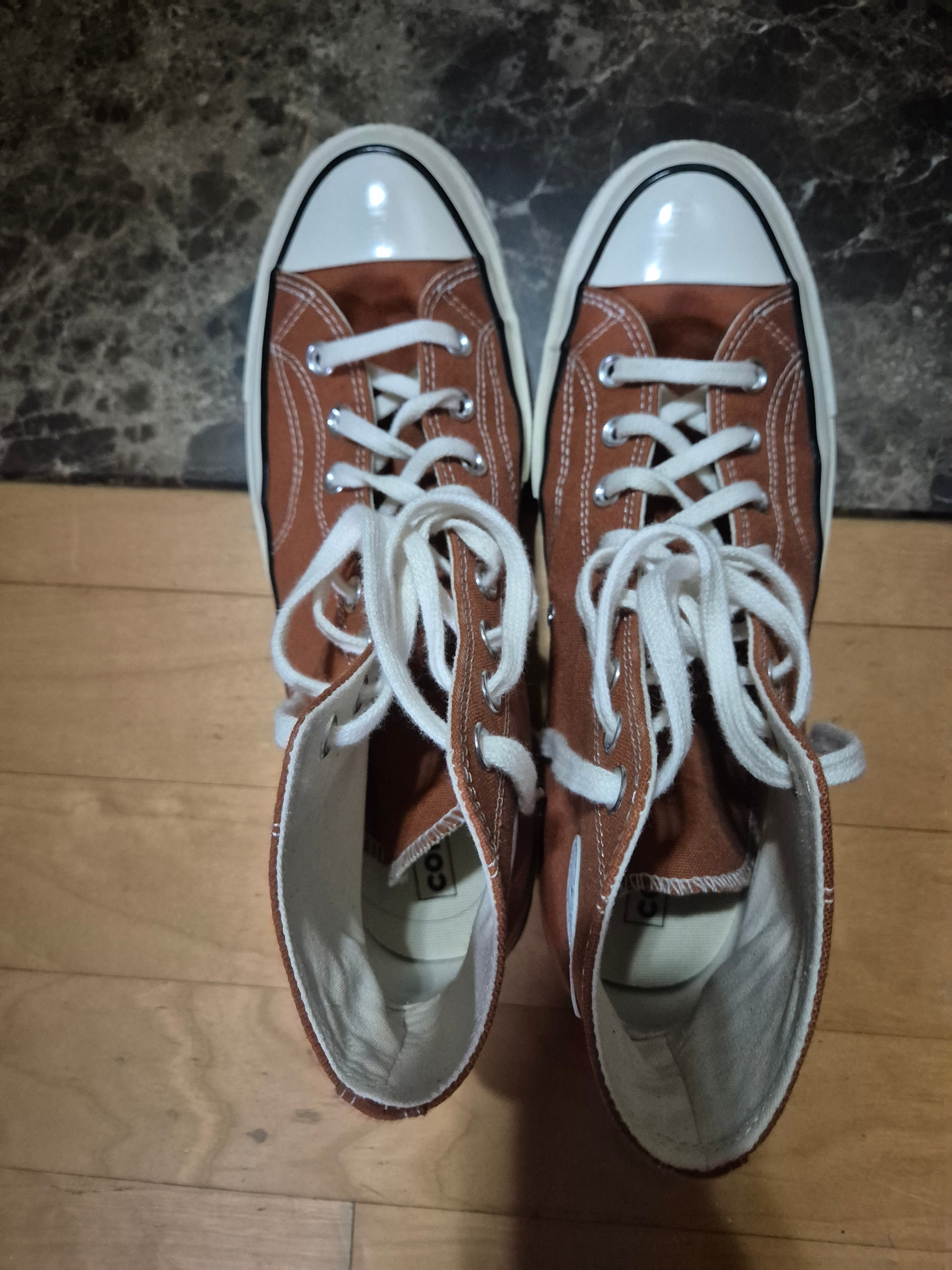 Converse Chuck 70 High Tawny Owl Egret 착용 스타일