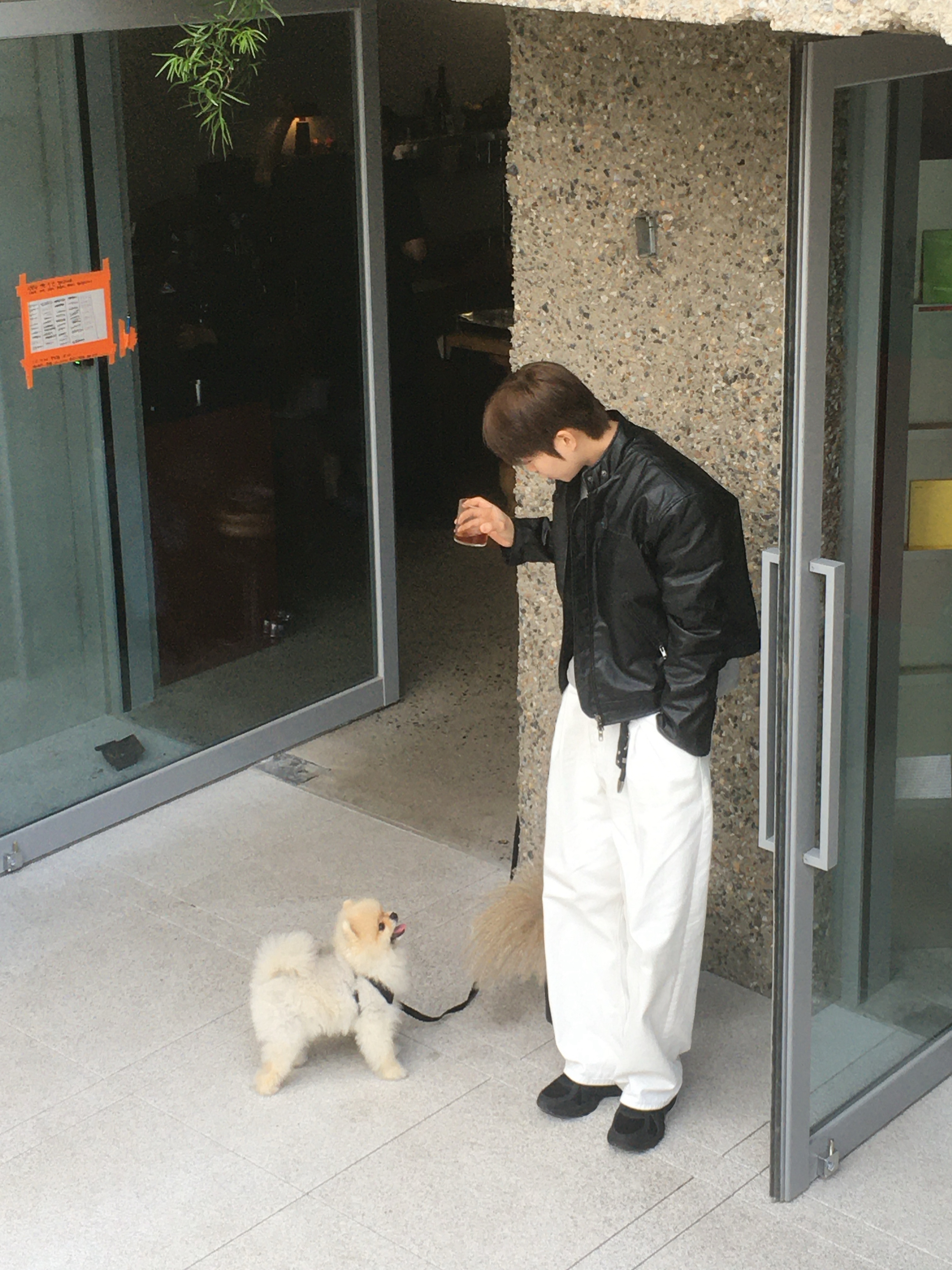 Asics Jog 100 T Black - 4E Extra Wide 착용 스타일 - 1