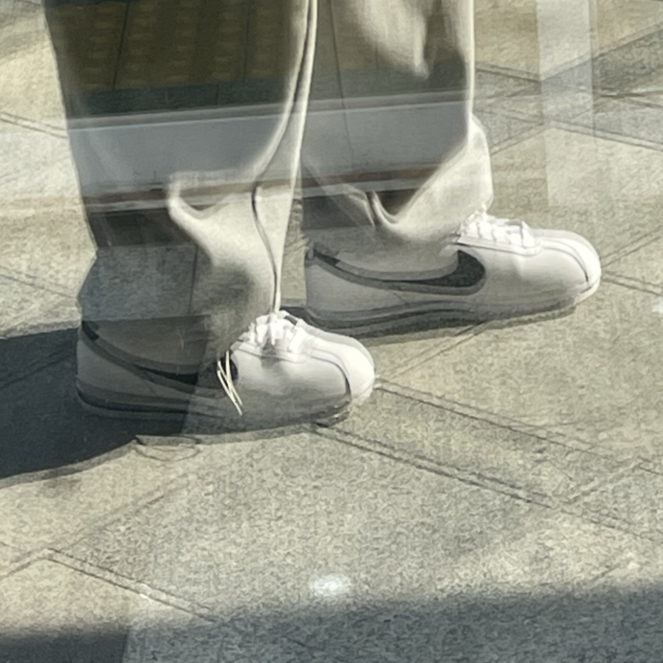 Nike Cortez White Black 착용 스타일