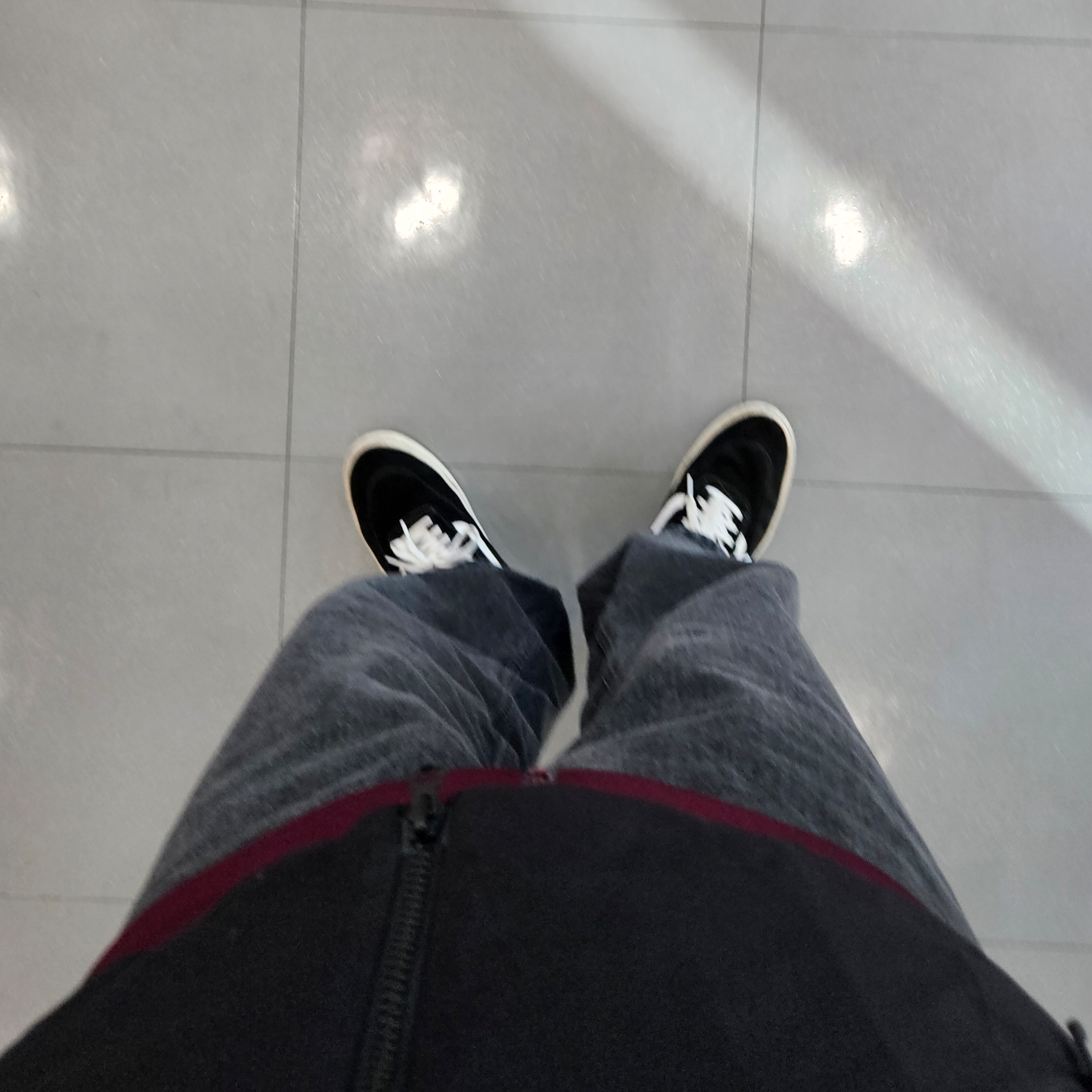 Vans Old Skool Pro Black White, Ciota Baggy 5 Pocket Pants Medium Black - 25FW 착용 스타일 - 3