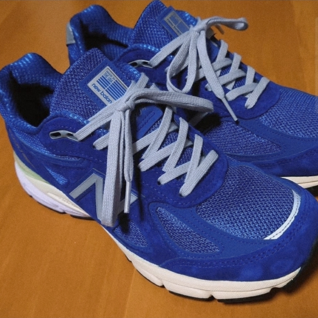 New Balance x Aime Leon Dore 990v4 Made in USA Blue 착용 스타일