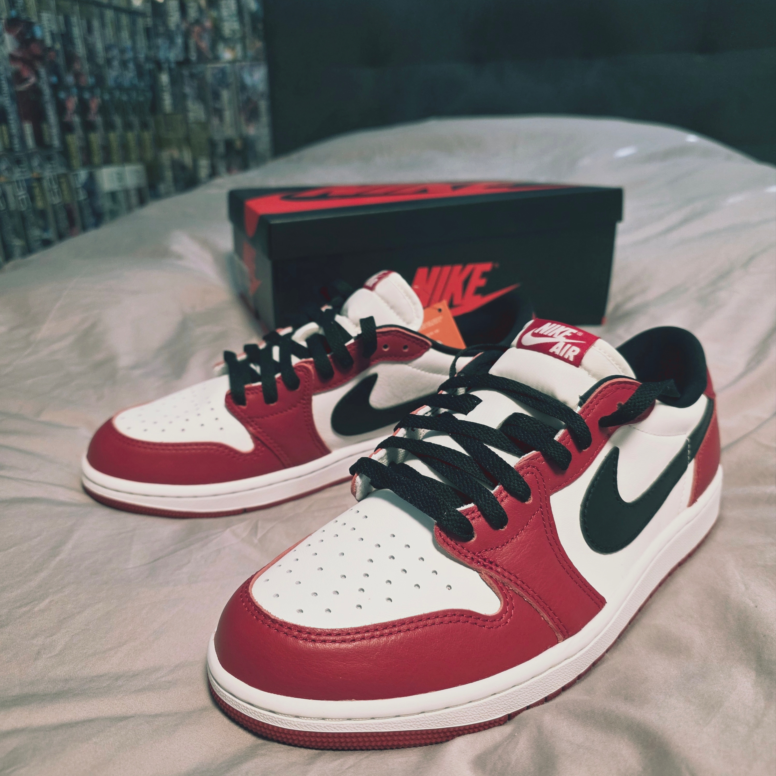 Jordan 1 Retro Low OG Chicago 착용 스타일 - 5