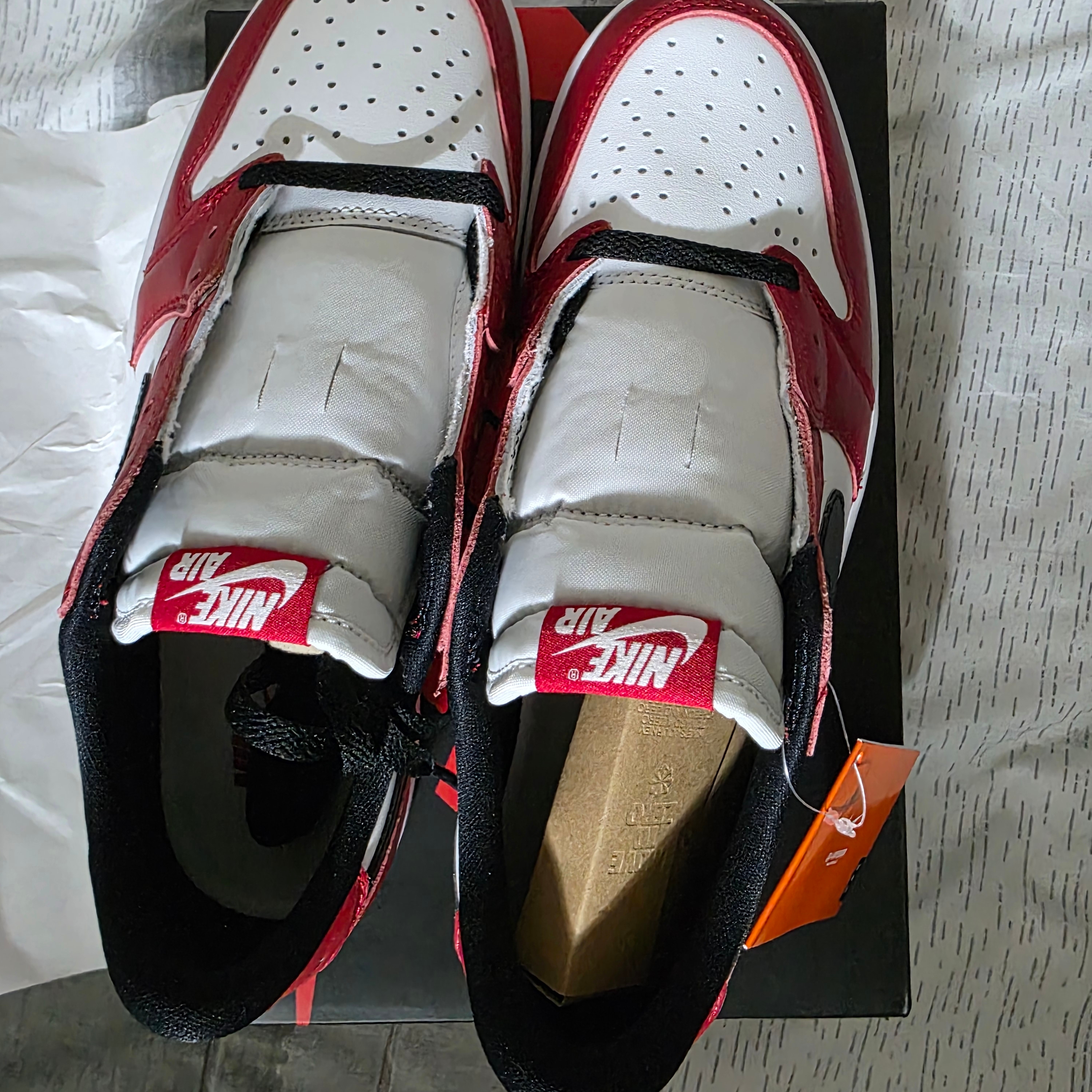 Jordan 1 Retro Low OG Chicago 착용 스타일 - 7
