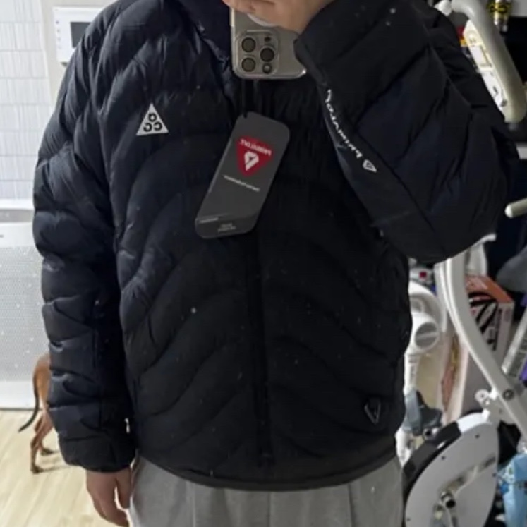 Nike ACG Lava Flow Therma-Fit ADV Jacket Black Summit White - Asia 착용 스타일