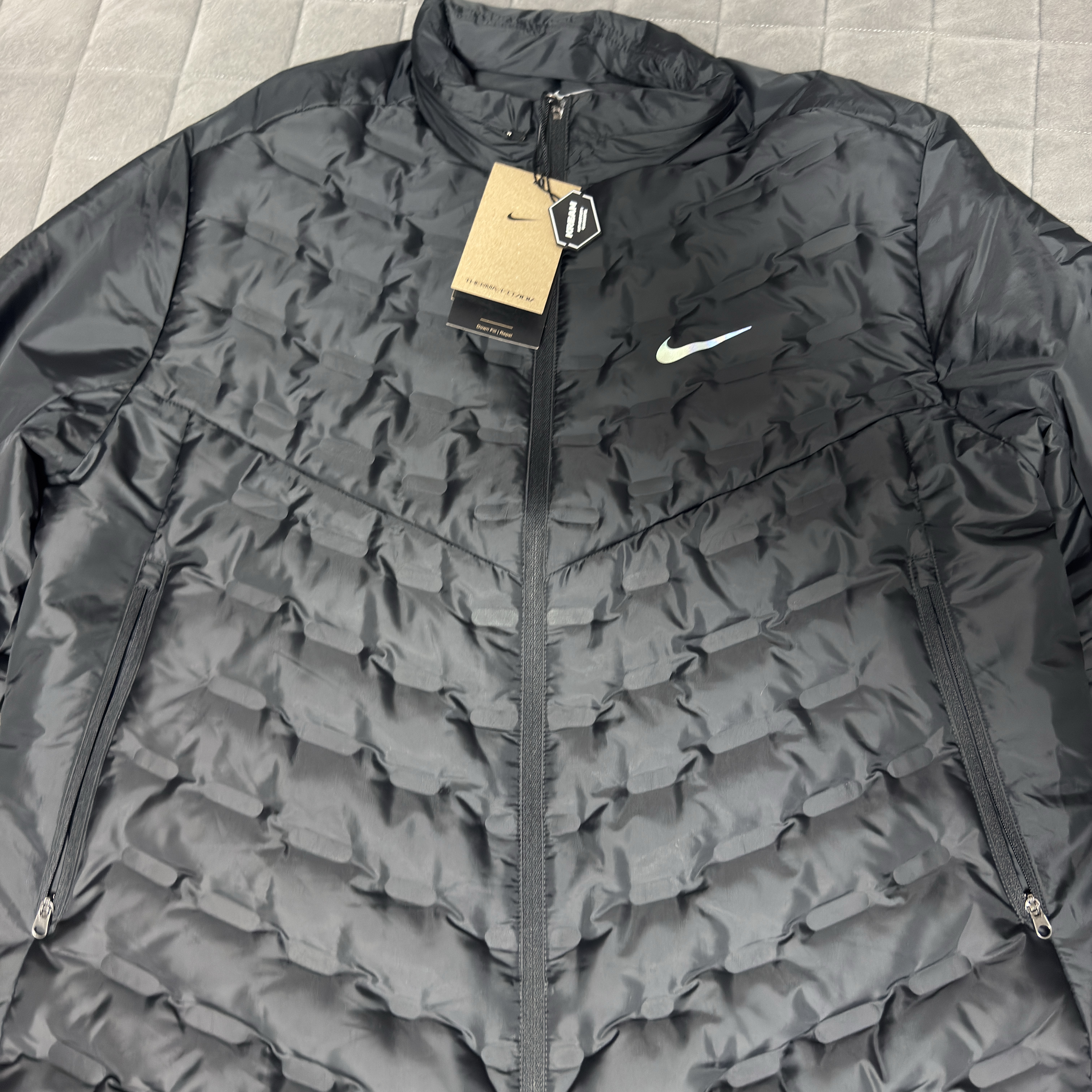 Nike Therma-Fit ADV Aeroloft Repel Down Running Jacket Black - Asia 착용 스타일
