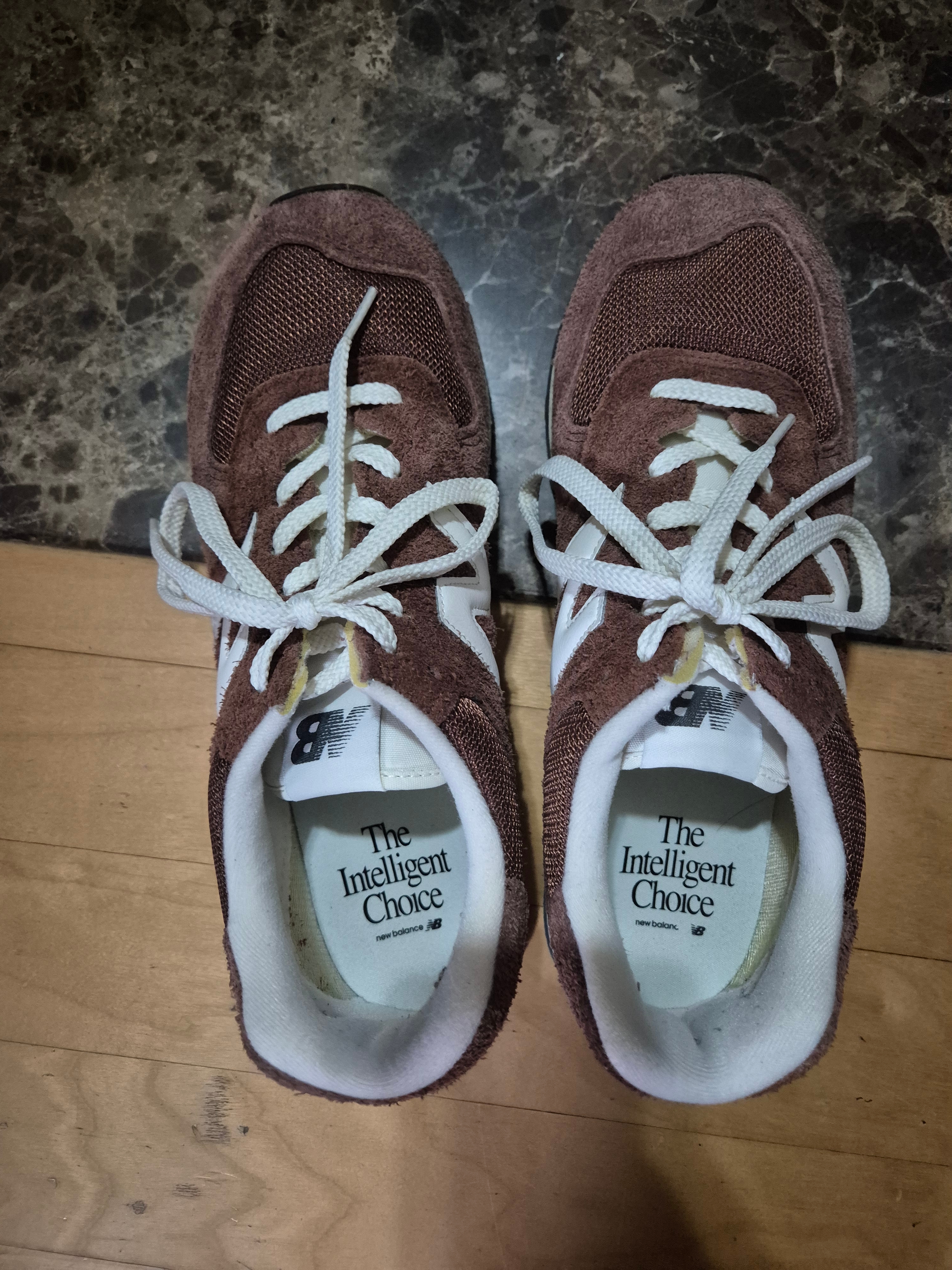 New Balance 574 Rich Oak - D Standard 착용 스타일