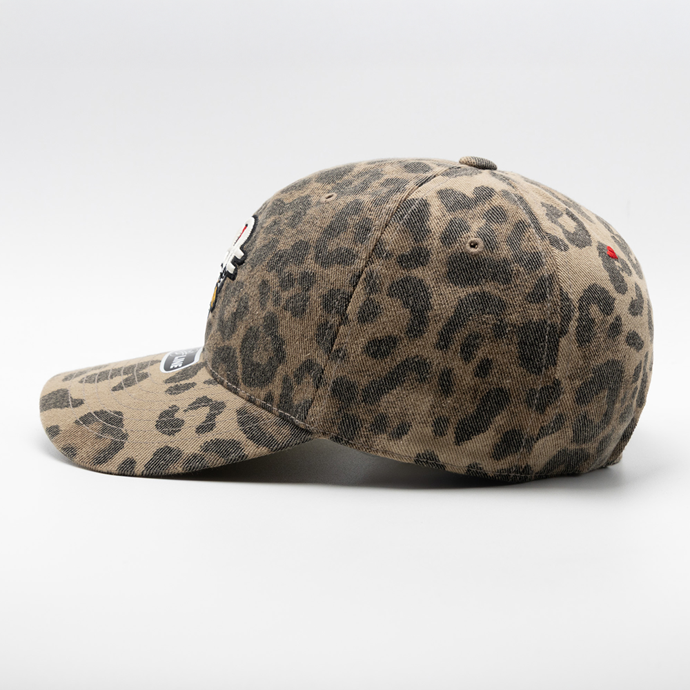 위얼드월드 레오파드 하트 로고 볼캡(Weird World Leopard Heart Logo Ball Cap) - 3