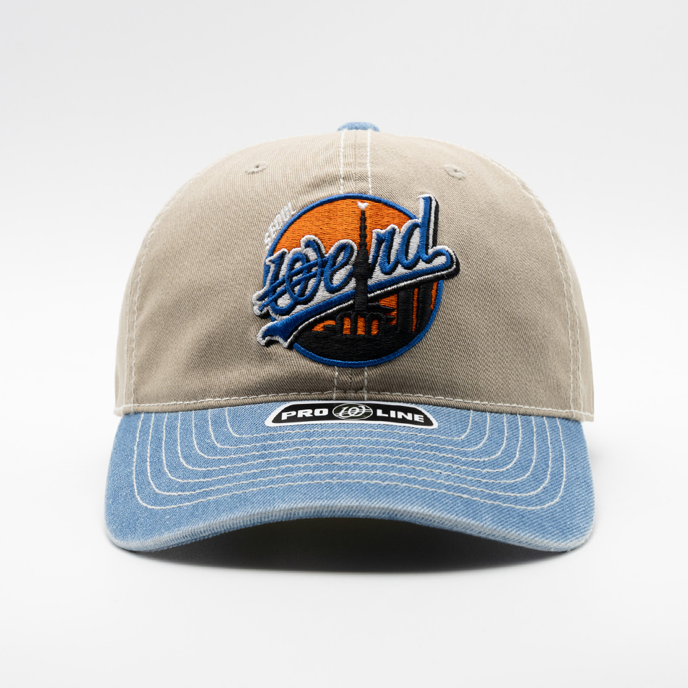 위얼드월드 써클 타워 피그먼트 배색 볼캡(Weird World Circle Tower Pigment Ball Cap) - 2