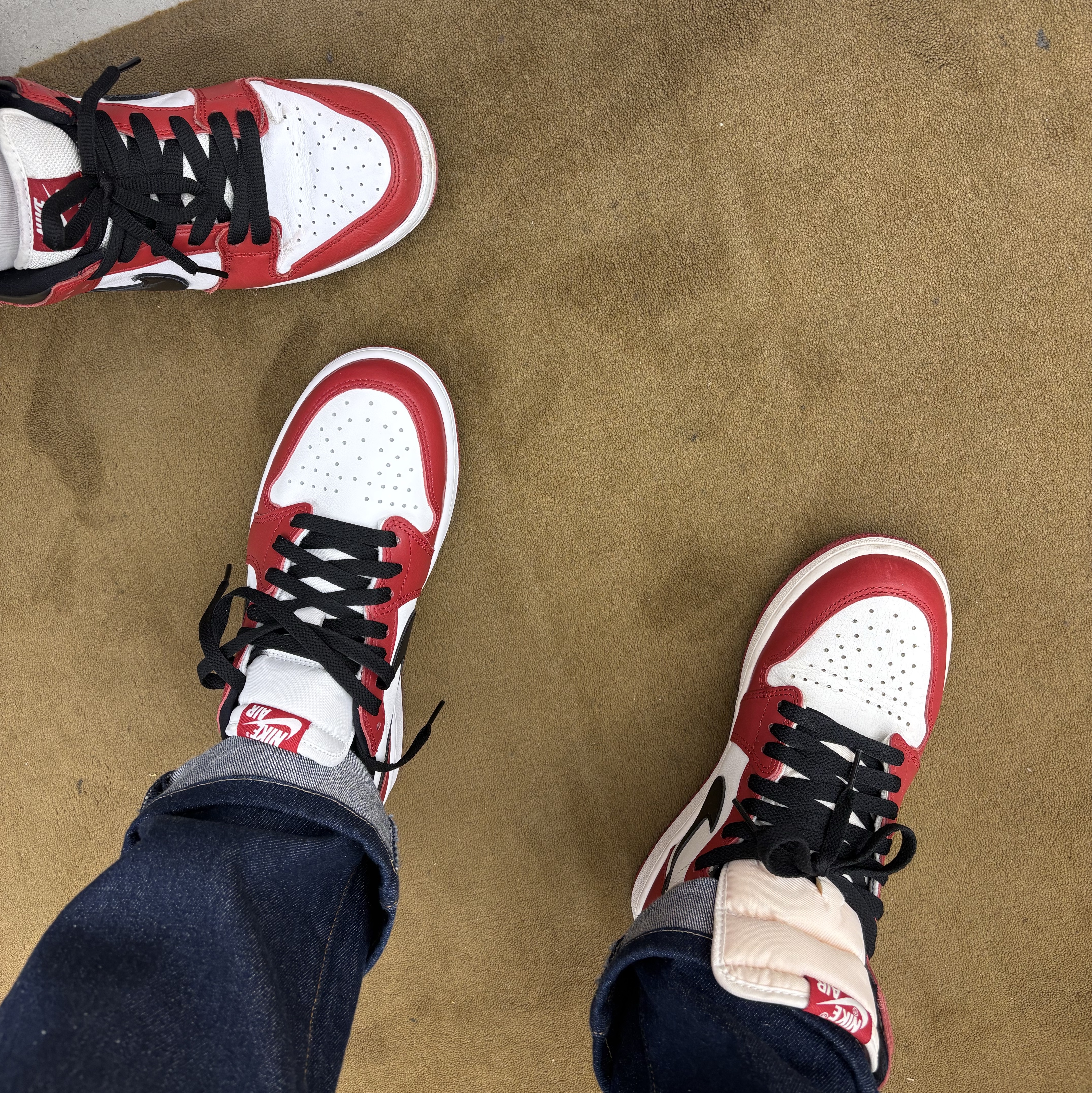 Jordan 1 Retro Low OG Chicago, Jordan 1 Retro High OG Chicago 2022 착용 스타일 - 1