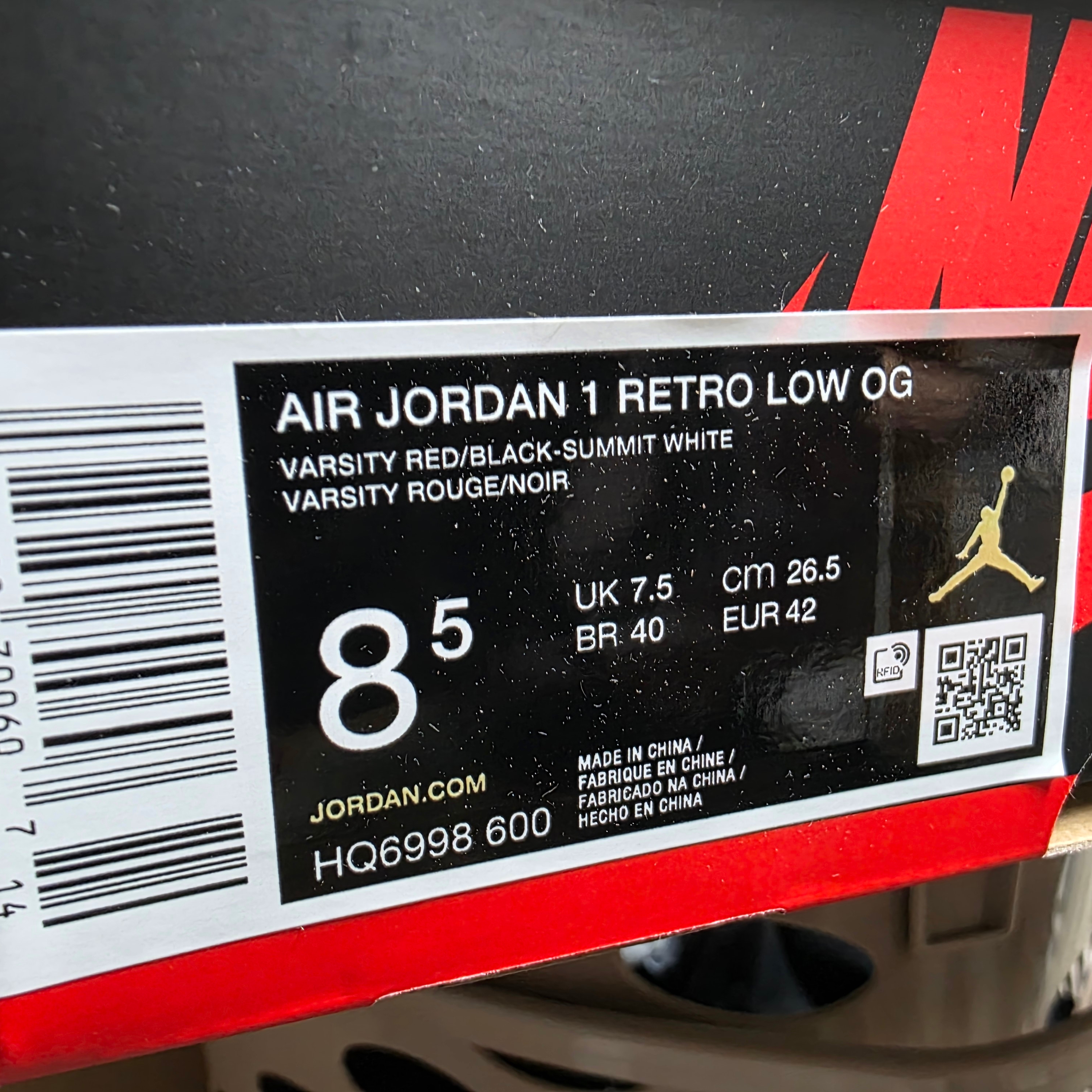 Jordan 1 Retro Low OG Chicago 착용 스타일 - 10