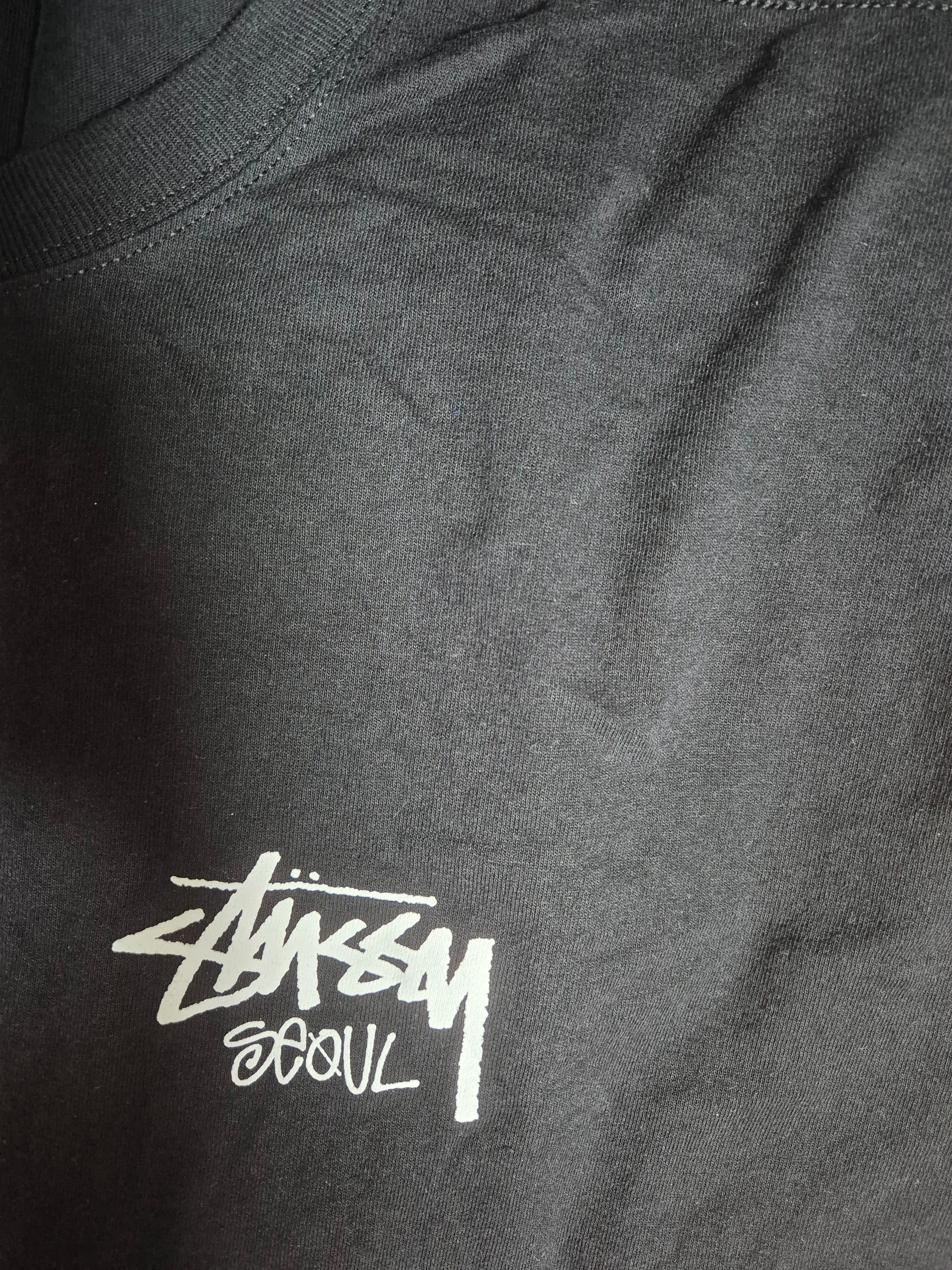 Stussy Stock Seoul LS T-Shirt Black 착용 스타일