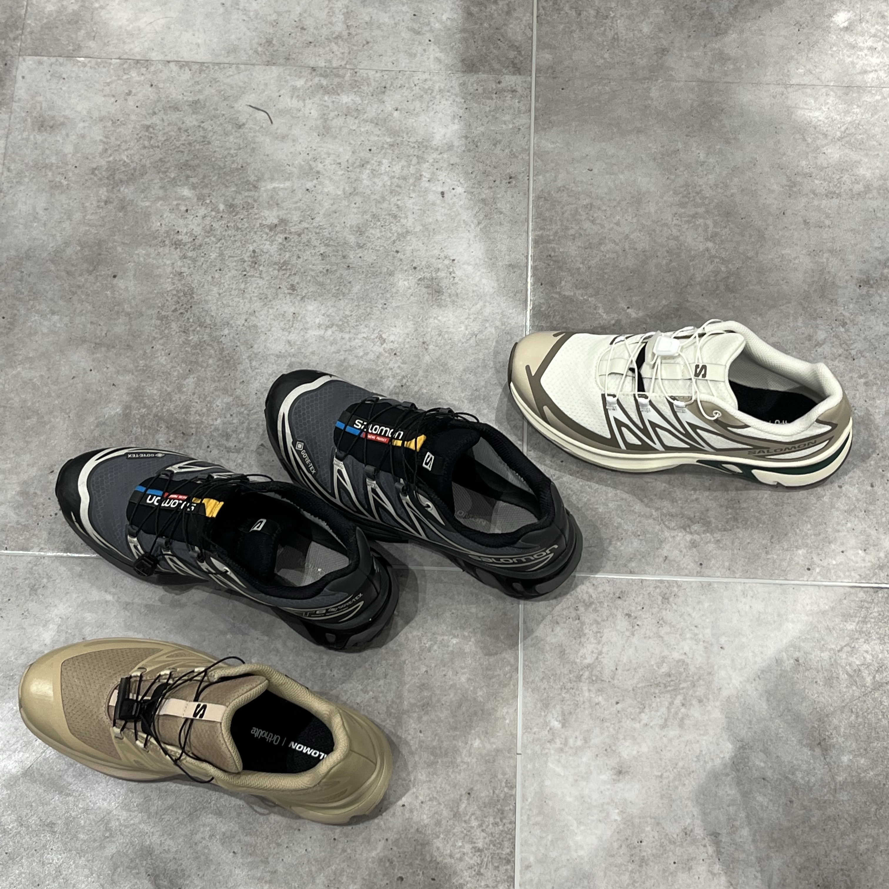 Salomon XT-6 Gore-Tex Black Ebony 착용 스타일