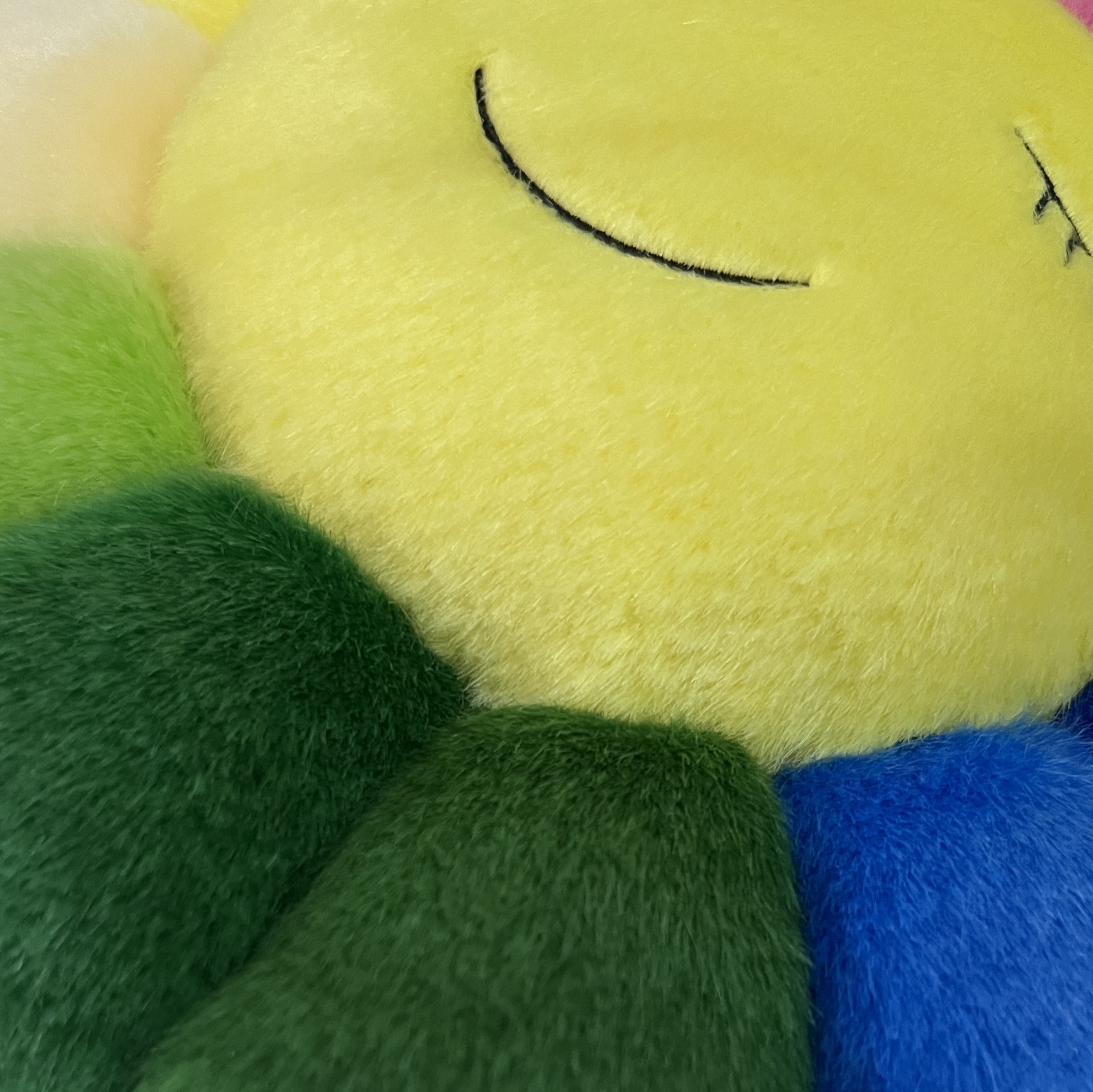 Kaikai Kiki Flower Cushion 30cm Rainbow 착용 스타일