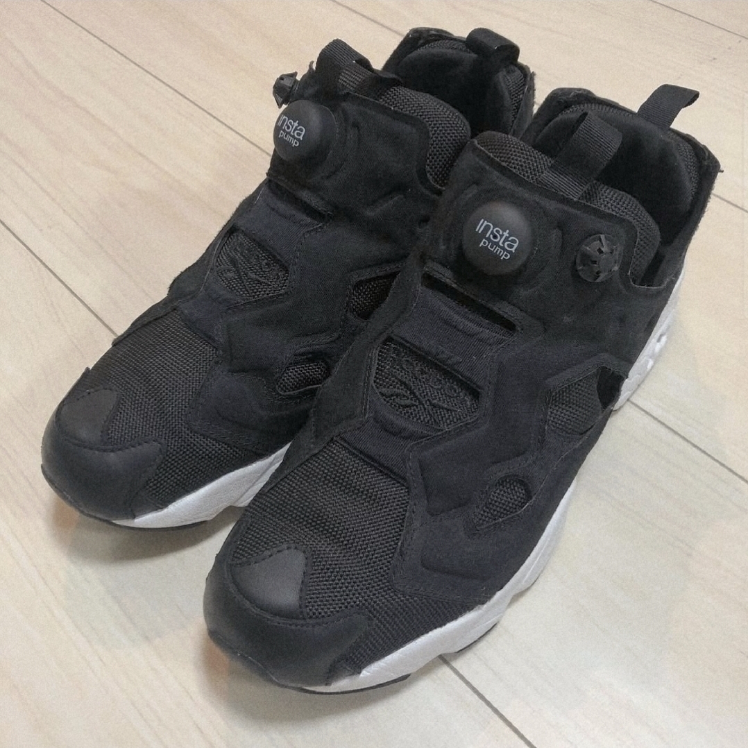 Reebok Instapump Fury OG MU Black White 착용 스타일