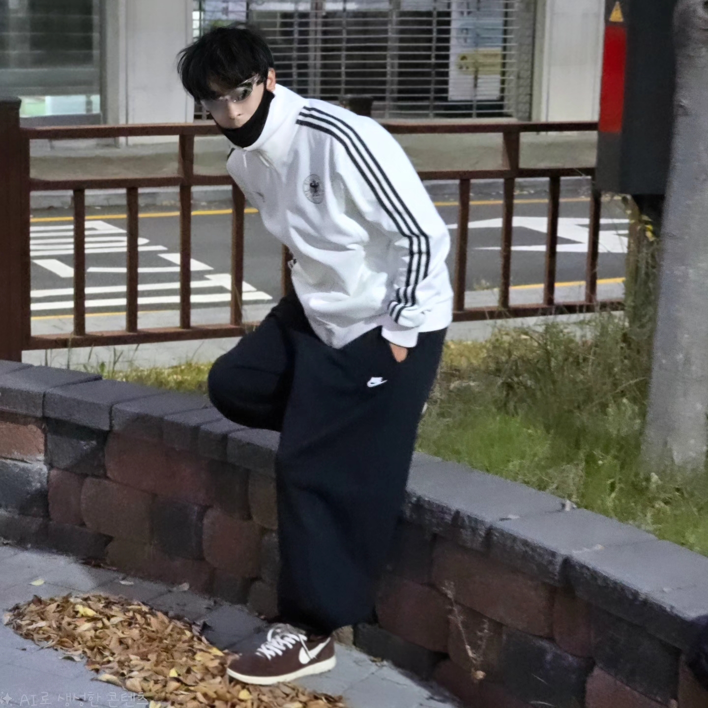 Adidas German Beckenbauer Track Top Off White - KR Sizing, Adidas German Beckenbauer Track Top Off White - US Sizing 착용 스타일 - 9