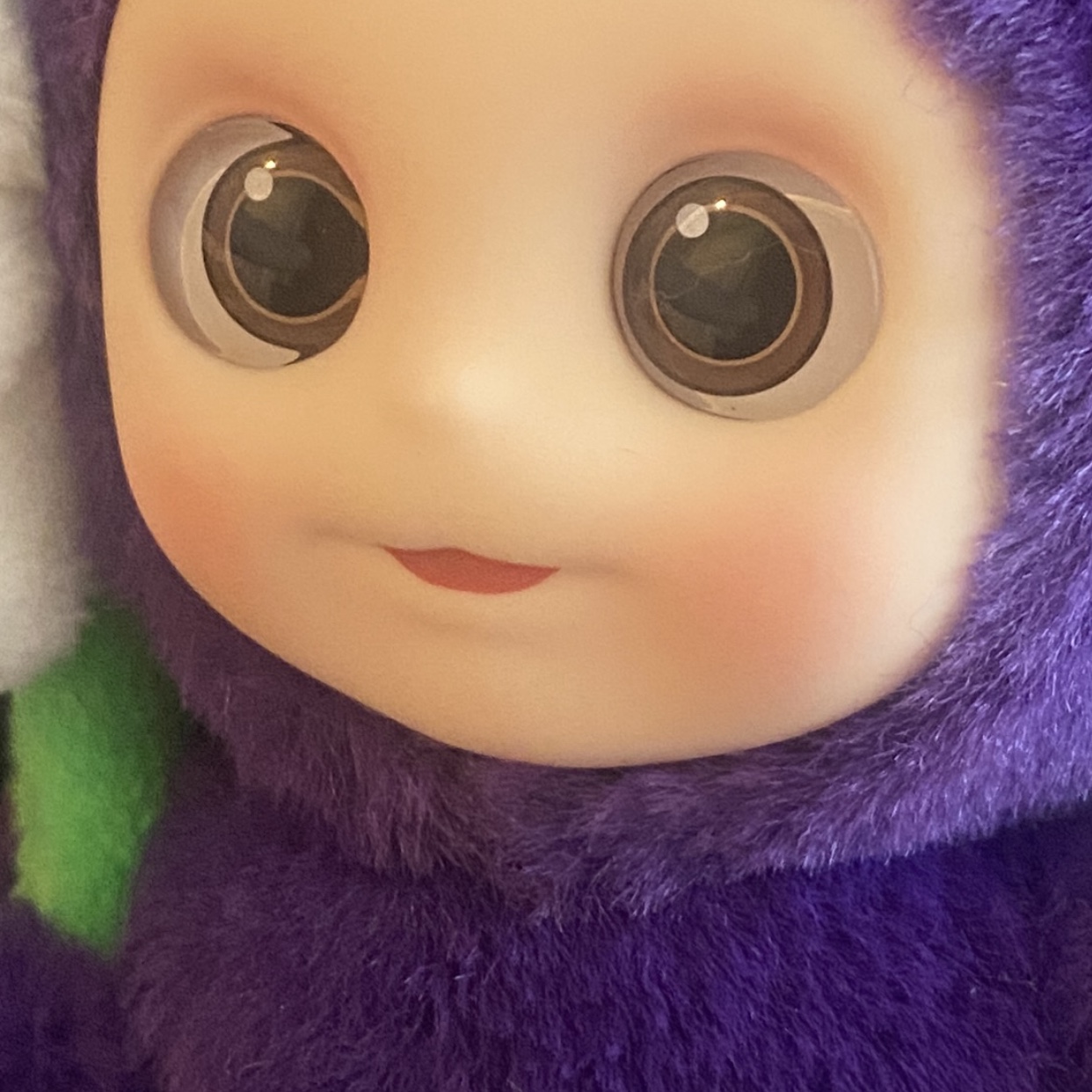 Pop Mart Teletubbies Say Hello Series Figures Sealed Case Tinky Winky's Chill Flower (Opened Case) 착용 스타일