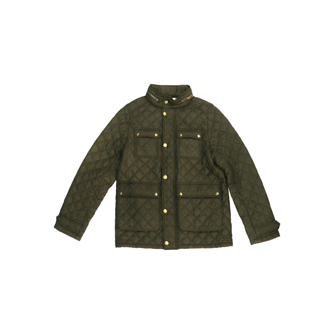 버버리 카키 퀼팅 자켓 A-C41329