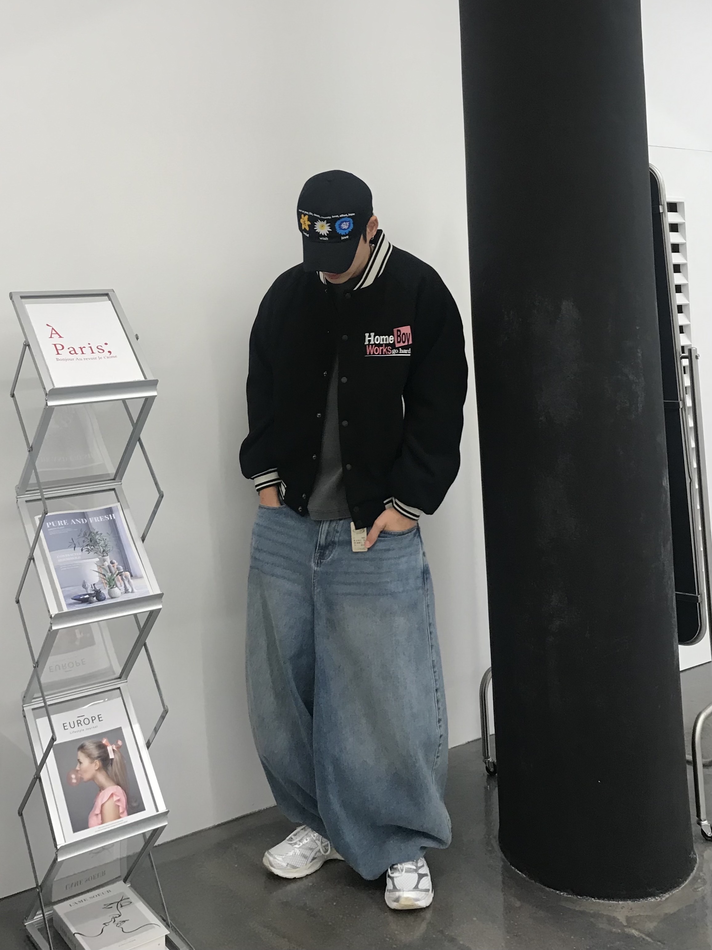 Asics Gel-Cumulus 16 White 착용 스타일 - 1