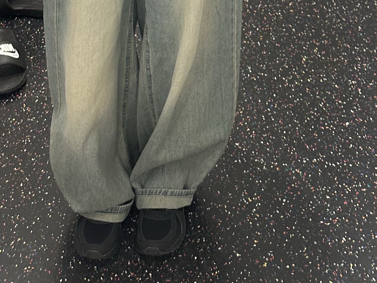 Asics Jog 100 2 Black 착용 스타일