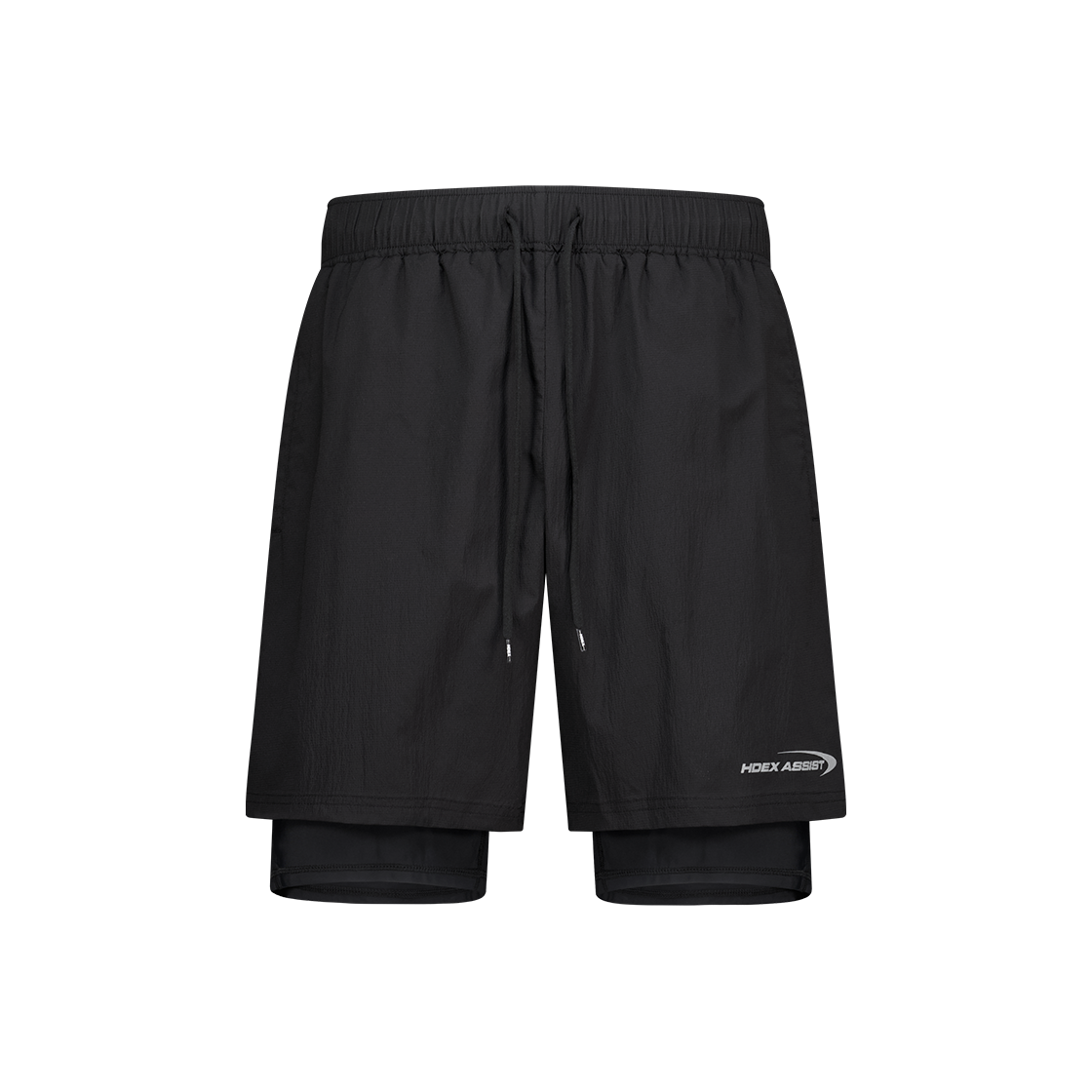 H253MRSWS010BK HDEX Assist Active Running Shorts Black