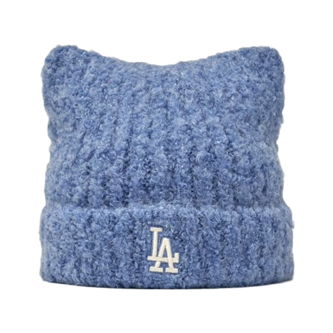 MLB 플러시 미야옹 비니 LA 다저스 스카이 블루(MLB Plush Meowing Beanie LA Dodgers Sky Blue)