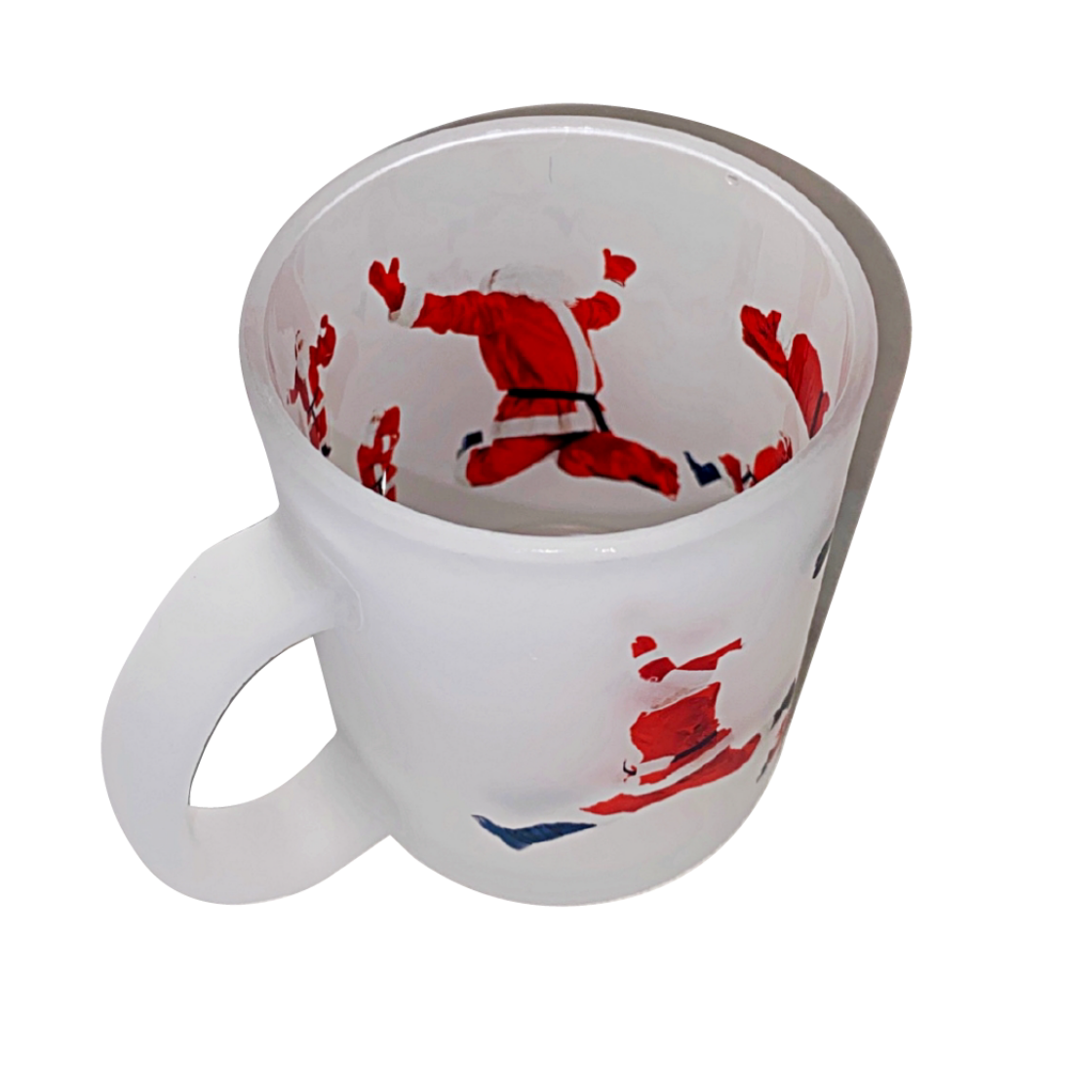 ylwmug241919 [3% 포인트 적립] you like what Santa's Busy Day Glass Mug (Matte)