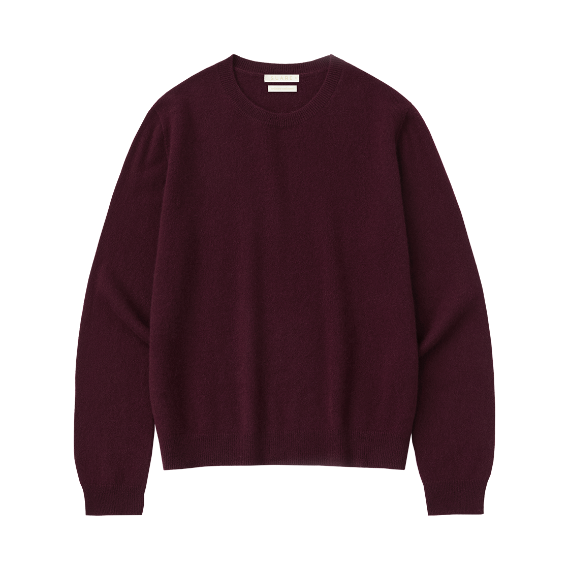 SBDAWLKN011BZ [예약배송] Suare women cashmere 100 wholegarment knit burgundy