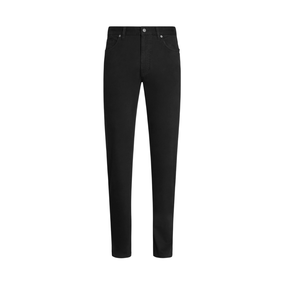 E8PZW-CITY-BLK Zegna Stretch Cotton Roccia Jeans Black