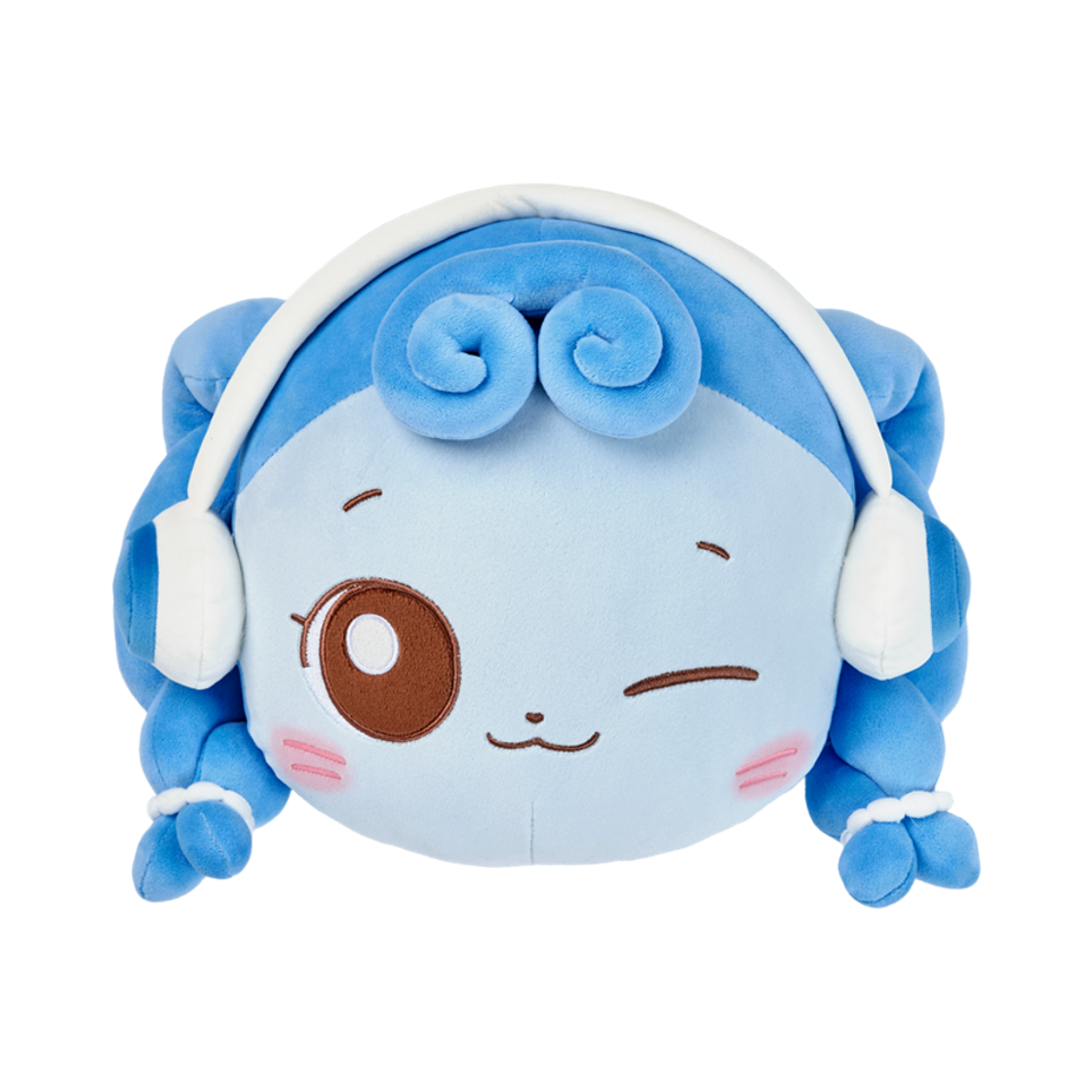 - Catch! Teenieping Laid-back Days Plush Face Cushion Okeydokeyping
