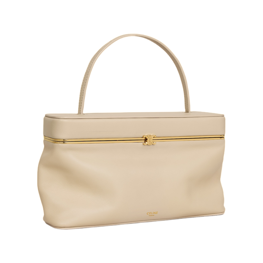 셀린느 이스트 웨스트 트리옹프 프레임 서플 카프스킨 딥 아이보리(Celine East West Triomphe Frame in Supple Calfskin Deep Ivory) - 2