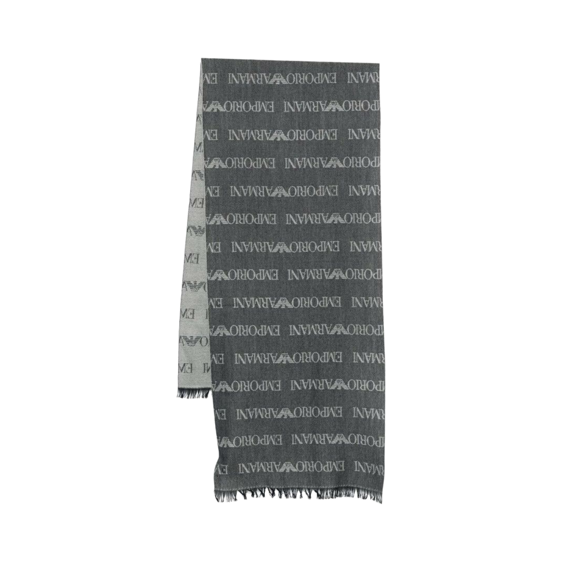 EM004238AF21541FB018 Emporio Armani Wool Blend Scarf Grey