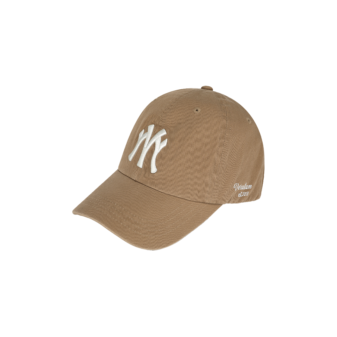 HW-BC238B/DBG VERUTUM BC238B VRM Symbol Logo Bio Washing Cap Deep Beige