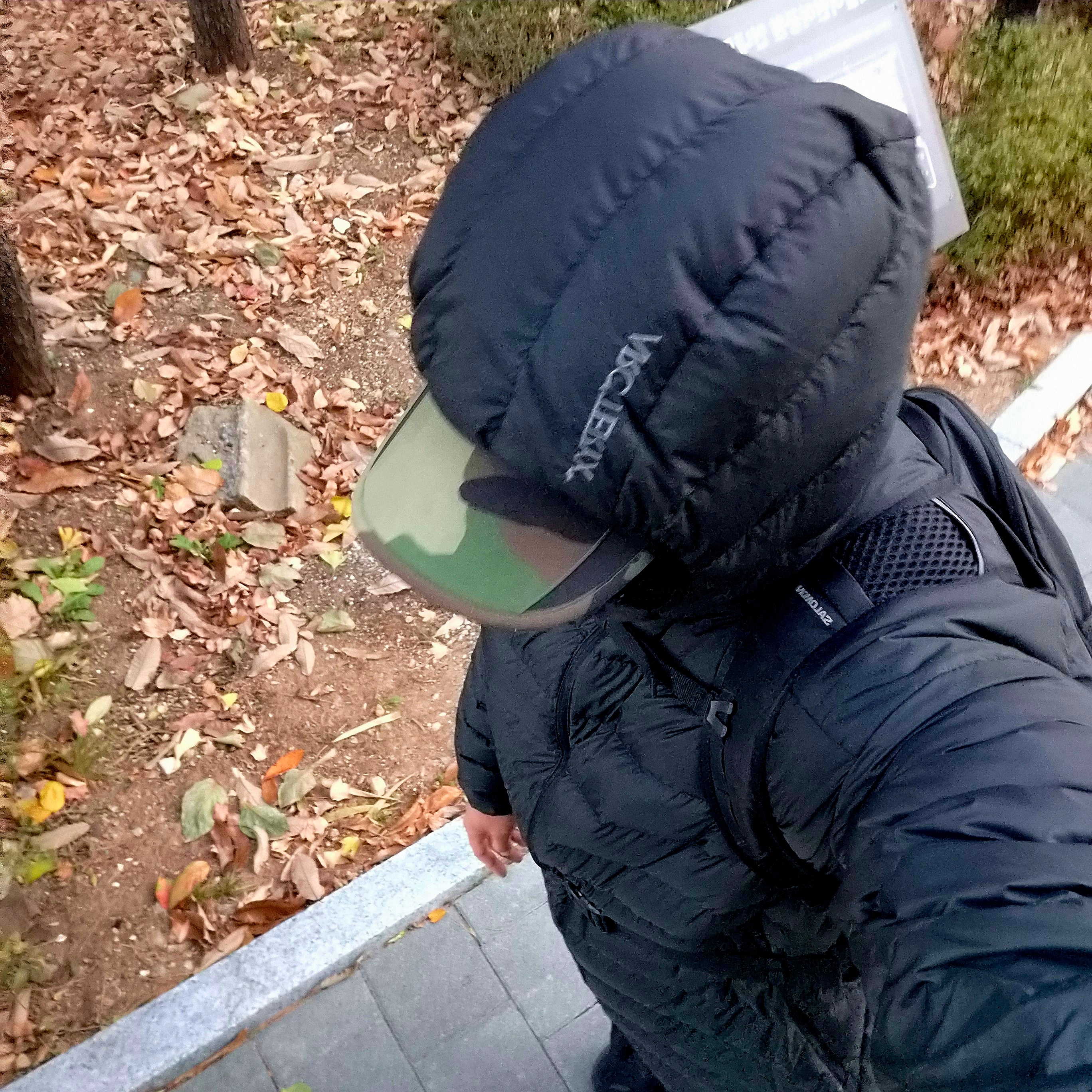 Arc'teryx Cerium Hoody Black, Palace Gore-Tex 3L Runner Camo - 25SS 착용 스타일 - 1