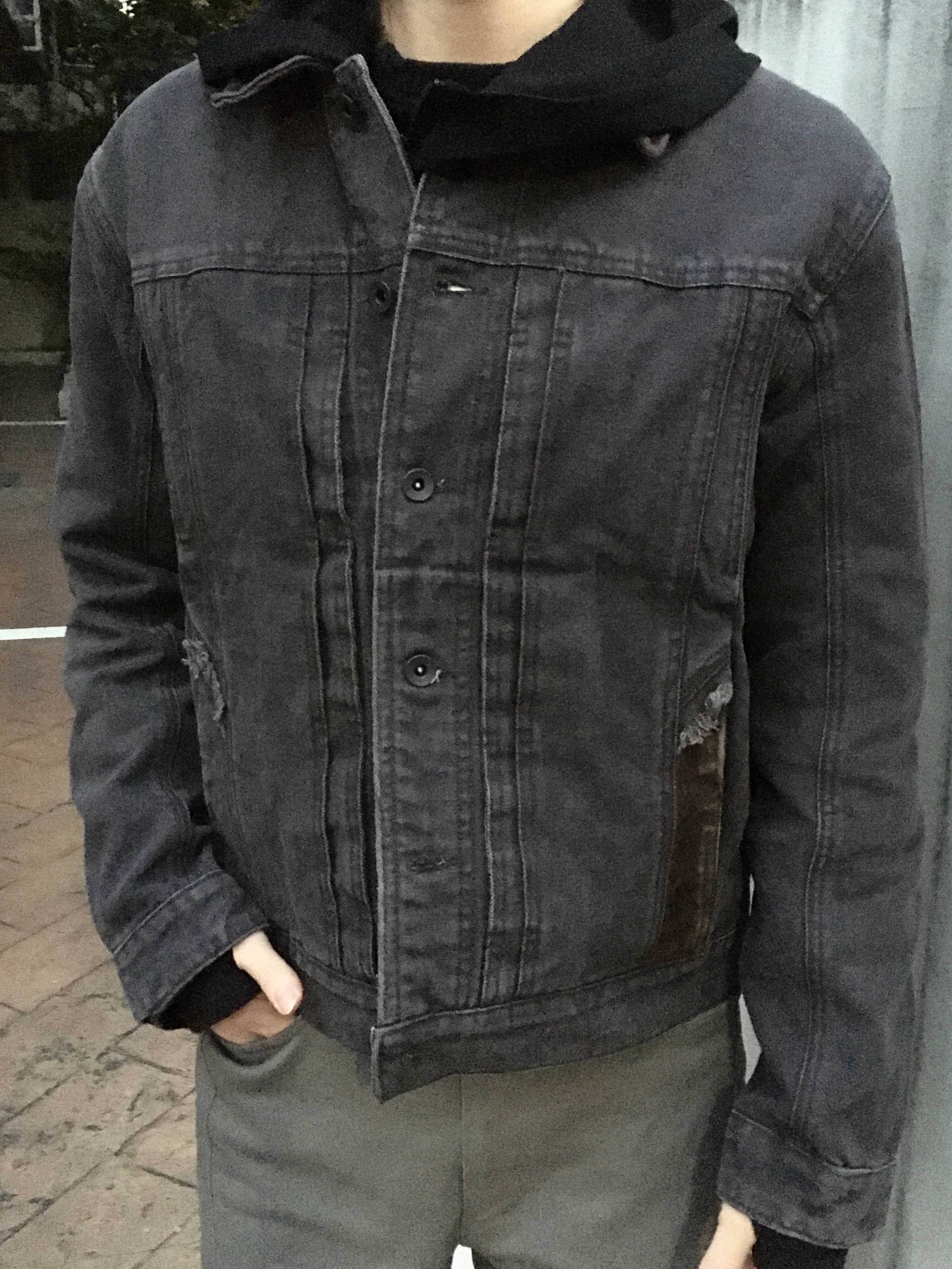 Xlim EP.8 05 Jacket Dark Brown 착용 스타일