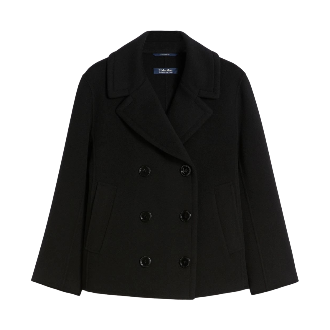 (W) S 막스마라 엘리즈 버진 울 자켓 블랙((W) S Max Mara Elise Virgin Wool Jacket Black)