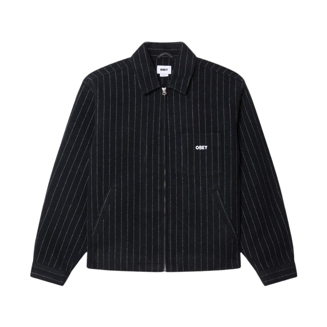 오베이 버논 집 자켓 네이비 멀티(Obey Vernon Zip Jacket Navy Multi)