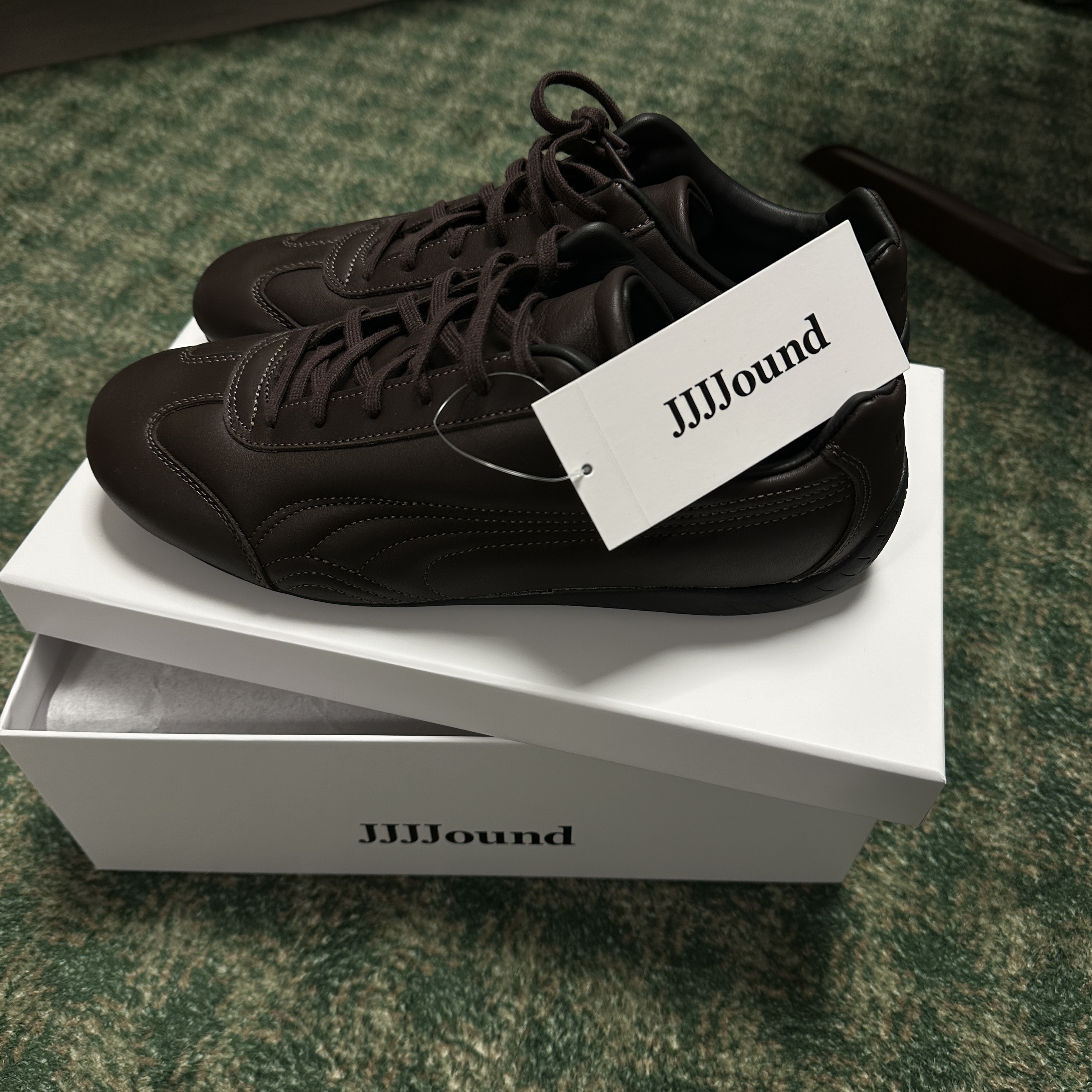 Puma x JJJJound Speedcat Brown 착용 스타일