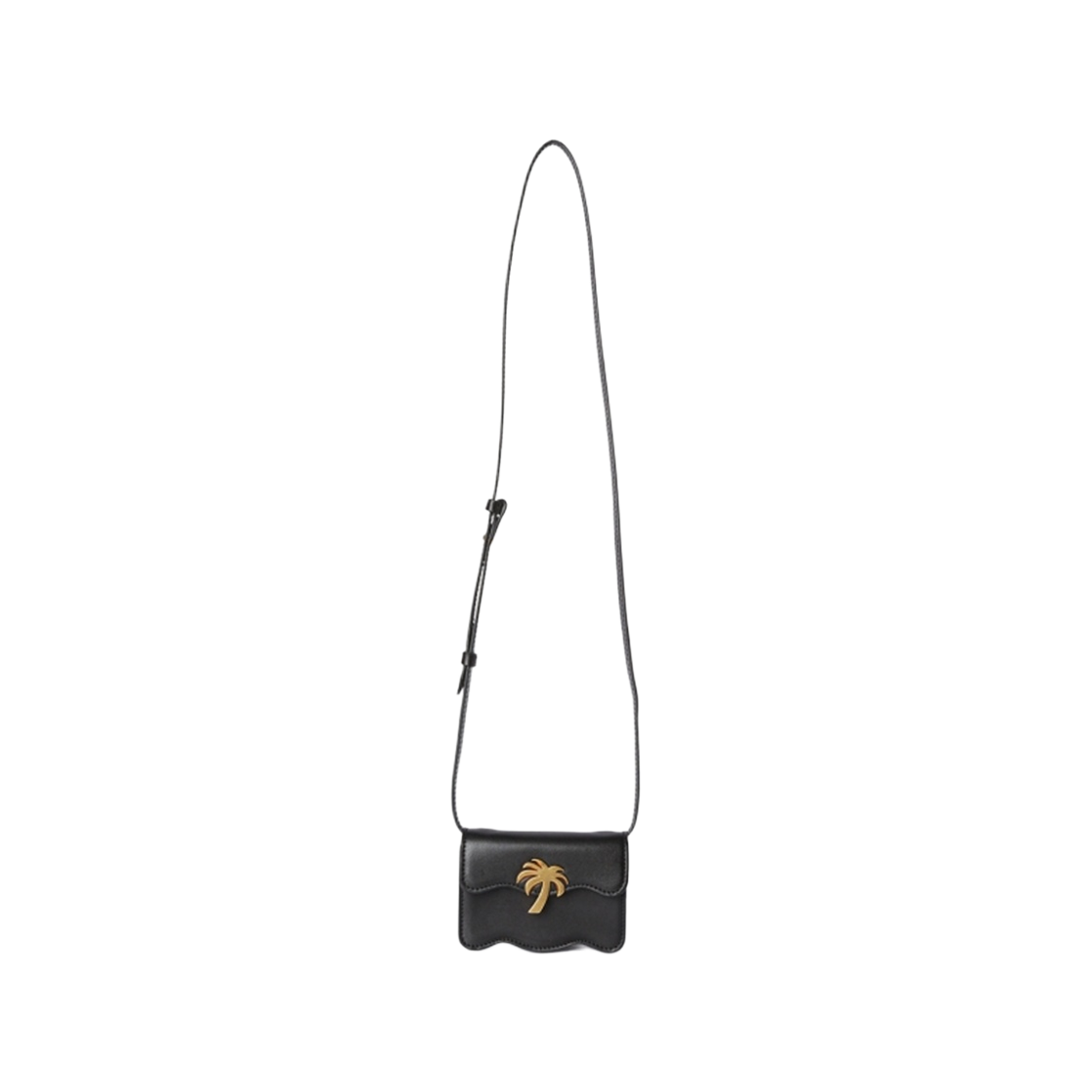 P9G3WMH99 Palm Angels Palm Beach Bag Micro Black