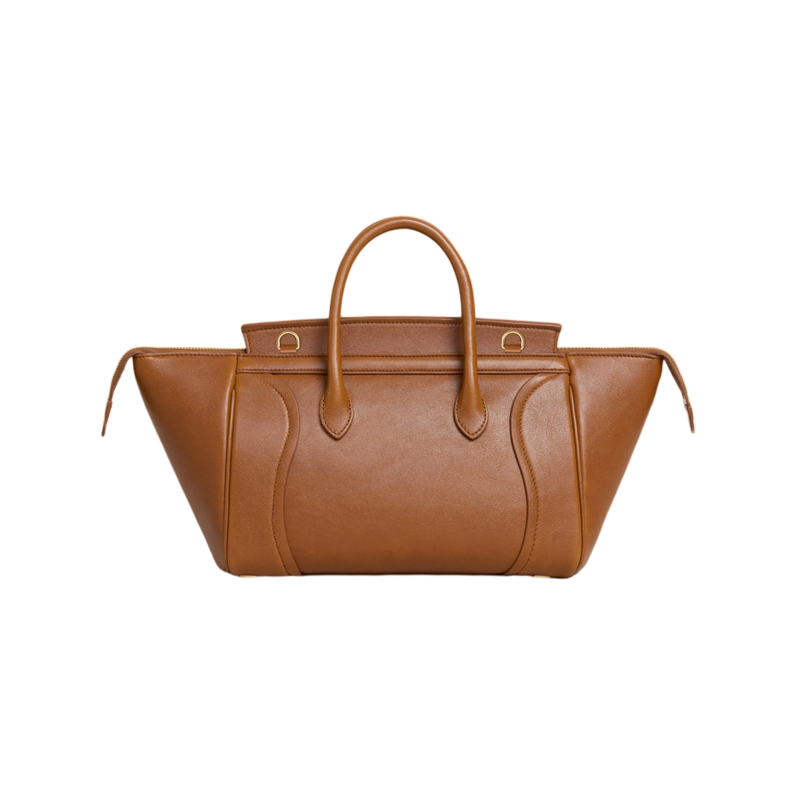 셀린느 스몰 뉴 러기지 서플 샤이니 램스킨 소프트 탄(Celine Small New Luggage in Supple Shiny Lambskin Soft Tan) - 3
