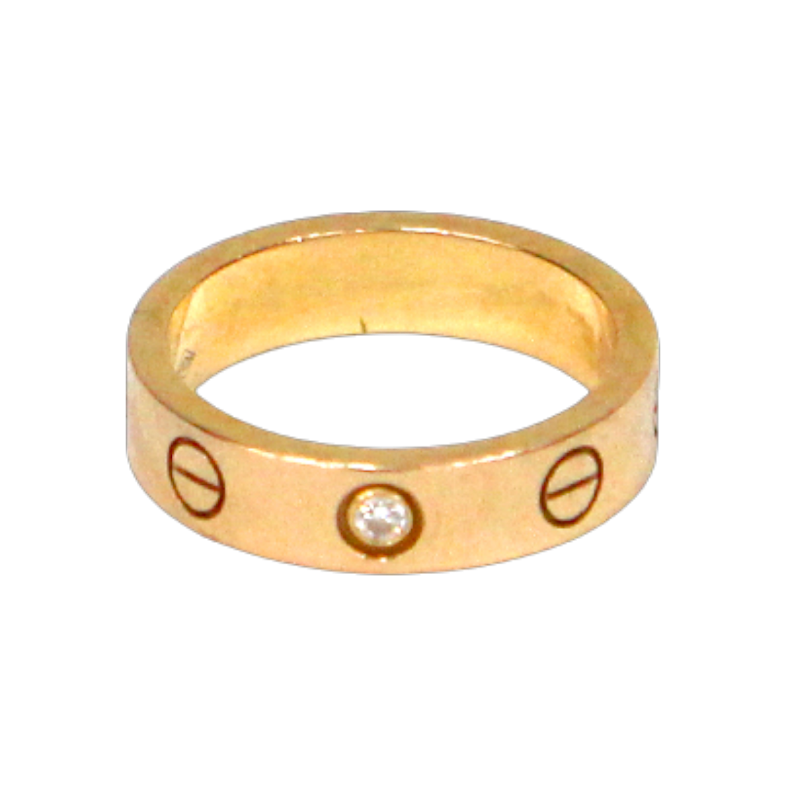 ITG5AHNFQJ8U Cartier Love Ring, Size 6, 18K Gold, 1P C-B40806