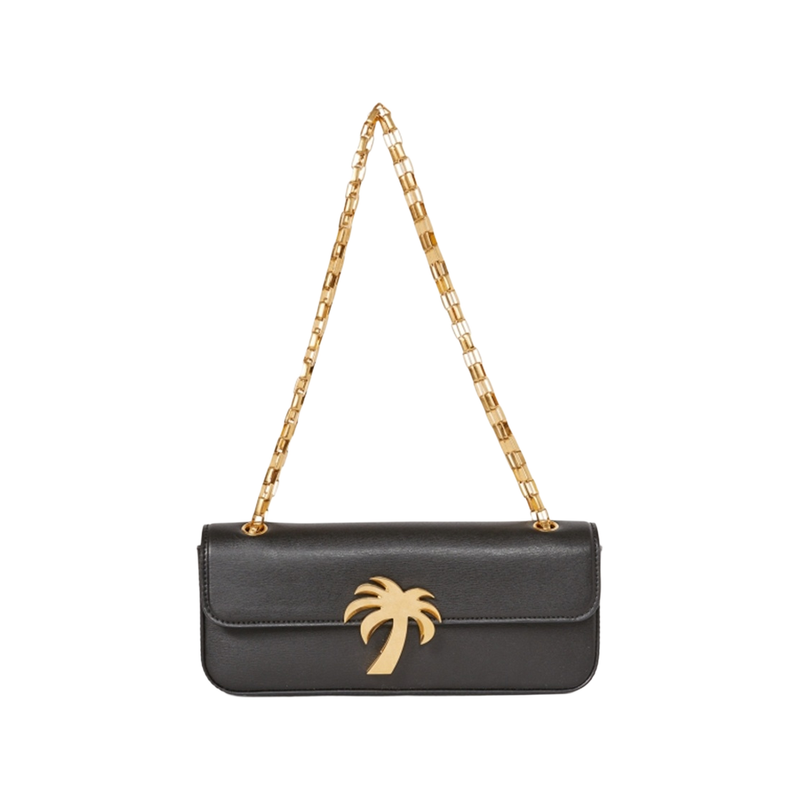 팜엔젤스 레더 브리지 숄더 백 블랙(Palm Angels Leather Bridge Shoulder Bag Black)