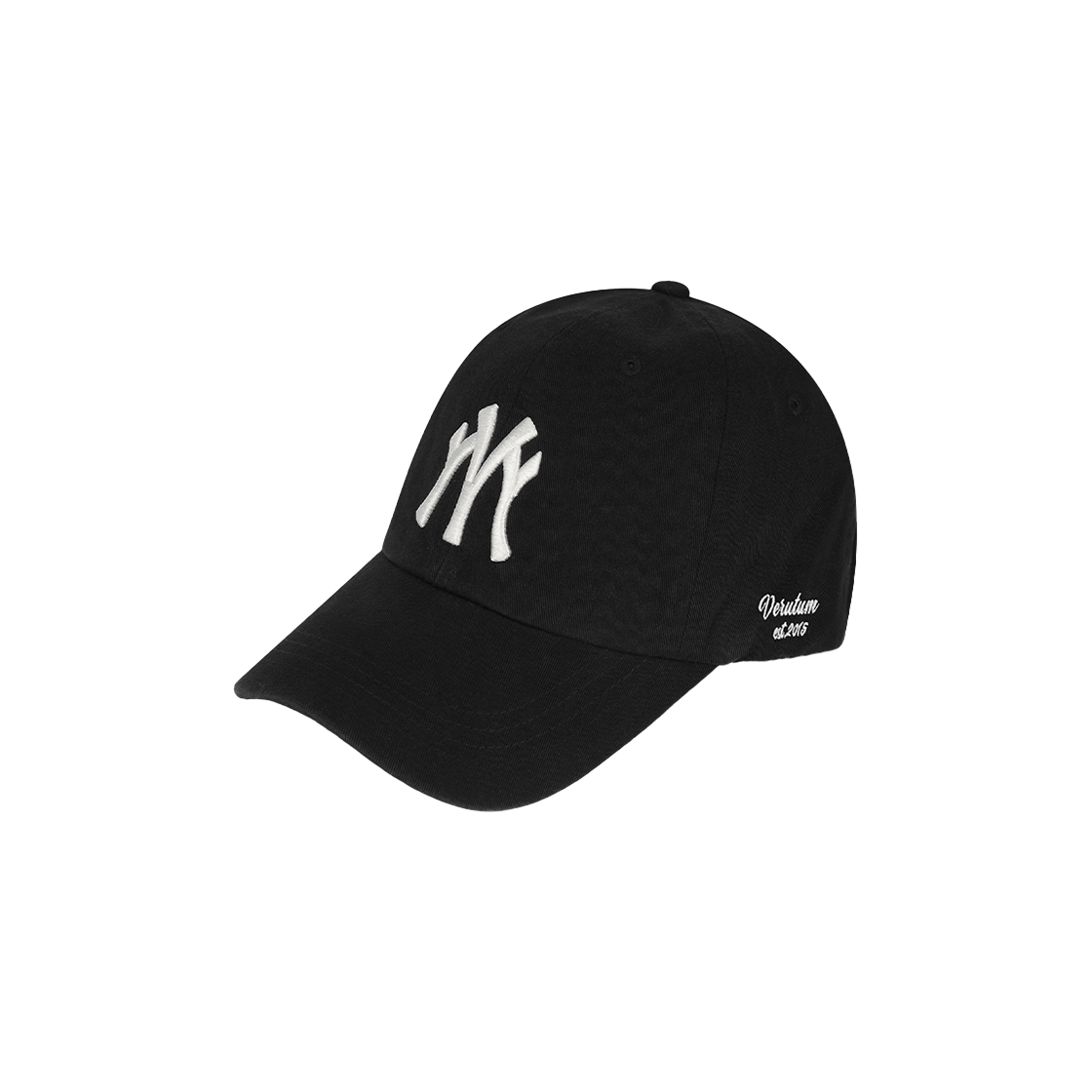 HW-BC238B/BK VERUTUM BC238B VRM Symbol Logo Bio Washing Cap Black